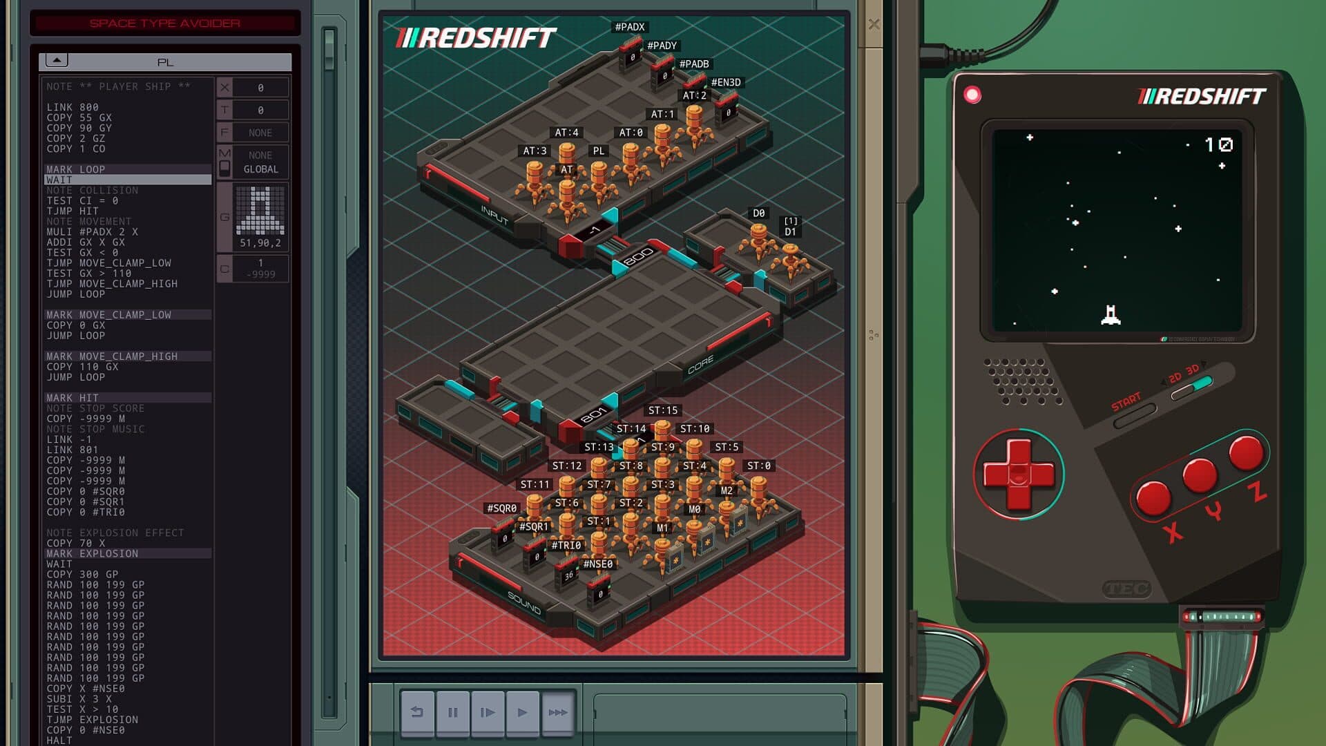 Exapunks: TEC Redshift Player screenshot 1
