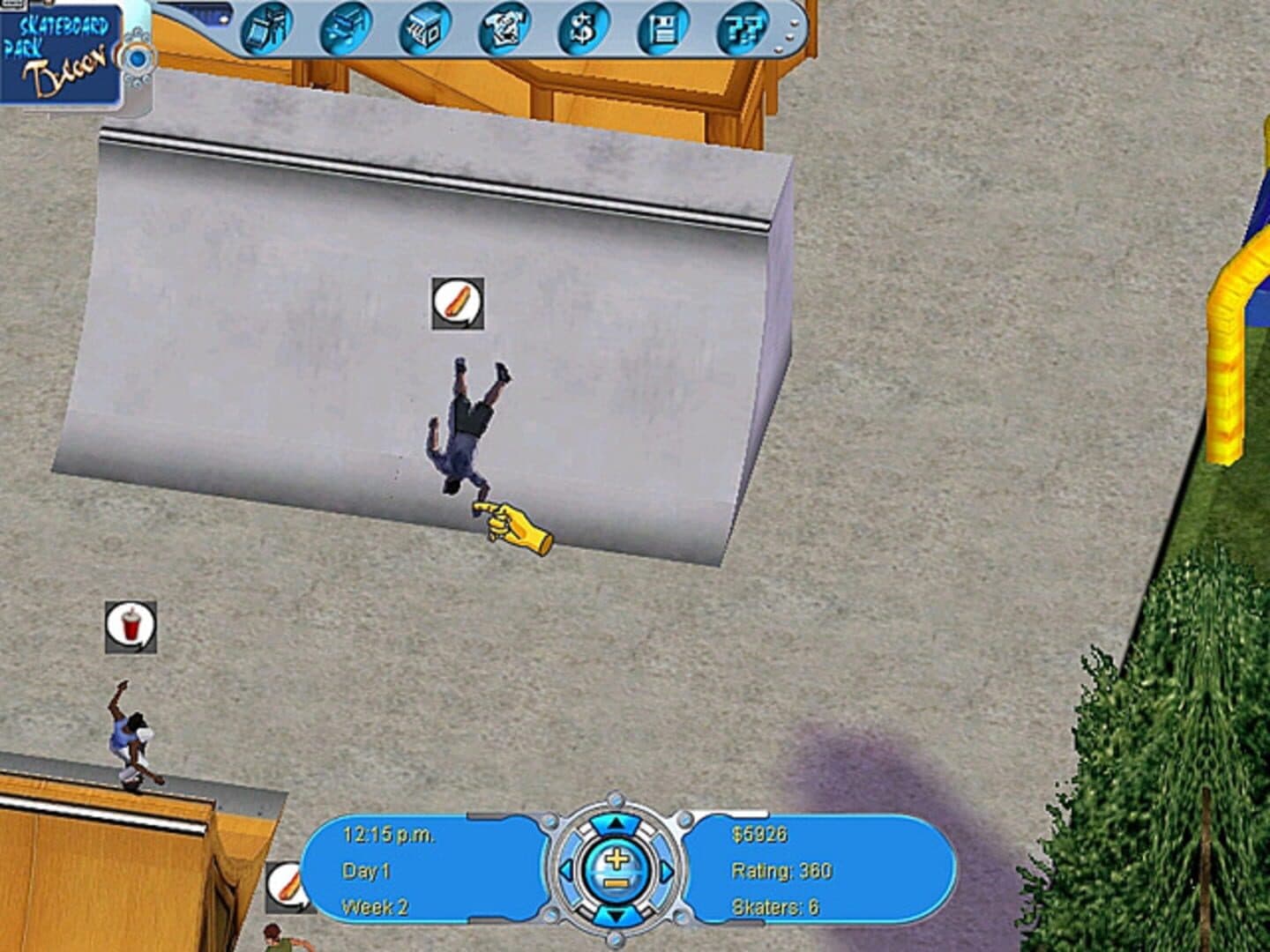 Skateboard Park Tycoon: Back in the USA 2004 screenshot 2