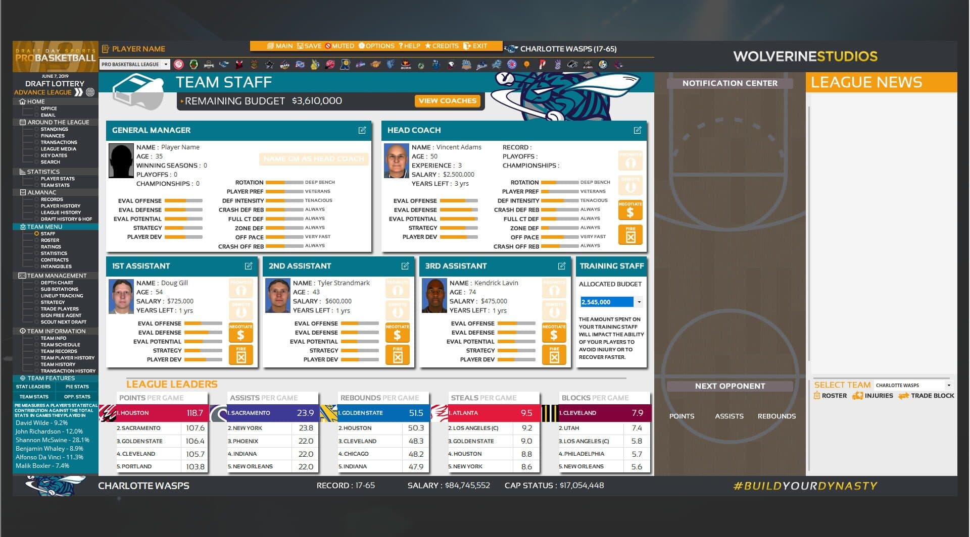 Draft Day Sports: Pro Basketball 2019 screenshot 5