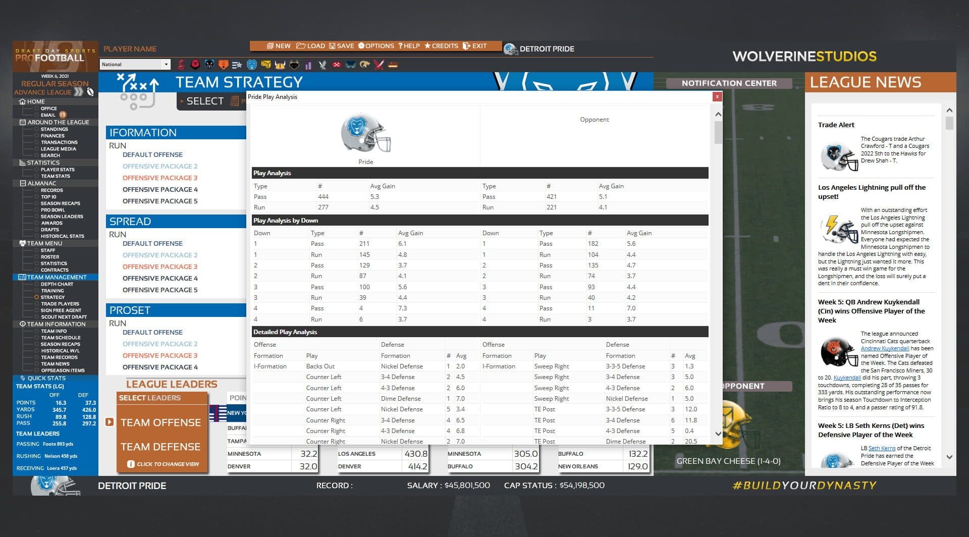 Draft Day Sports: Pro Football 2019 screenshot 2