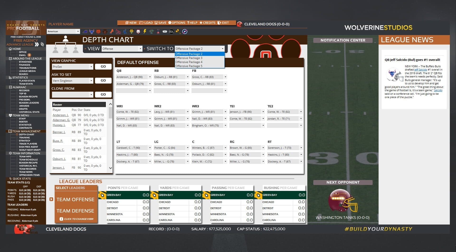 Draft Day Sports: Pro Football 2019 screenshot 5