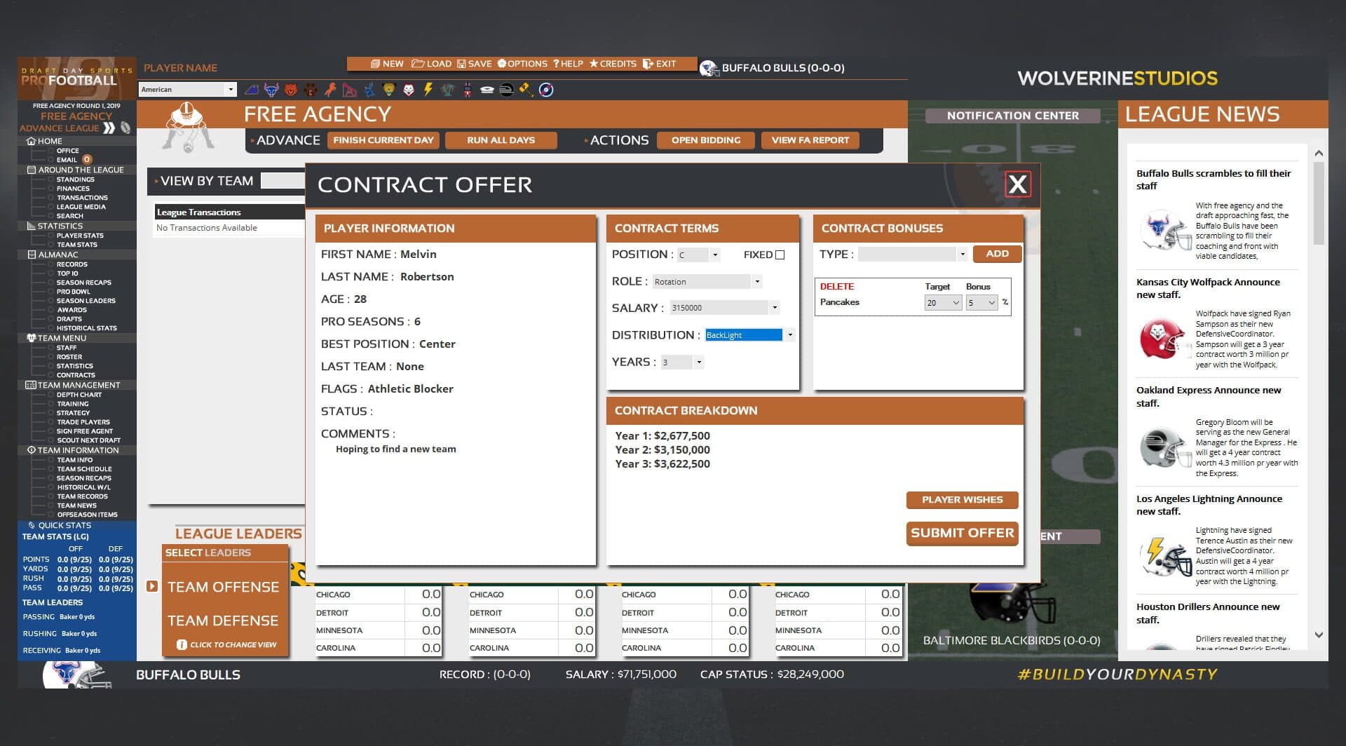 Draft Day Sports: Pro Football 2019 screenshot 6