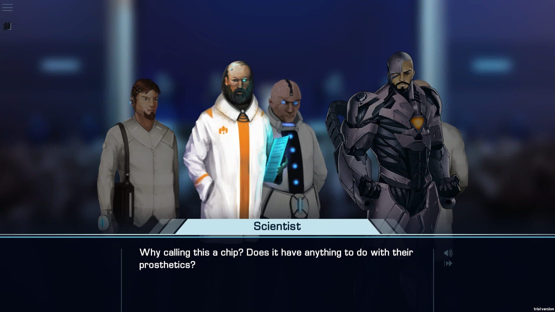 S.A.I.A awaknening: a Robothorium visual novel screenshot 5