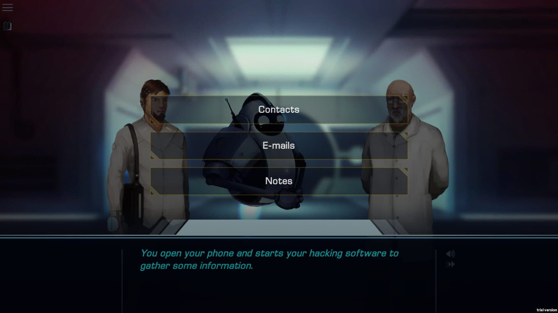 S.A.I.A awaknening: a Robothorium visual novel screenshot 4