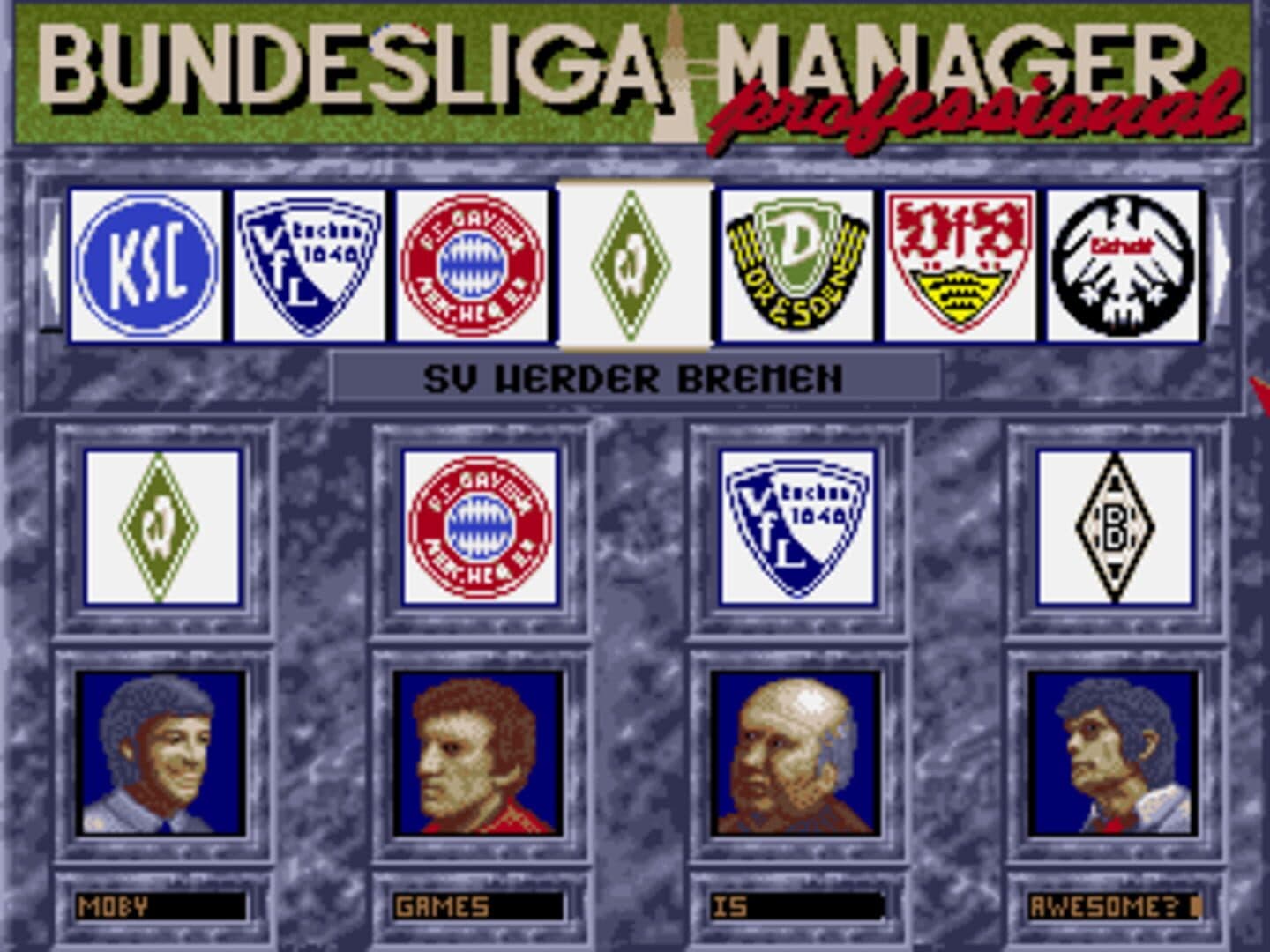 Bundesliga Manager Professional screenshot 1