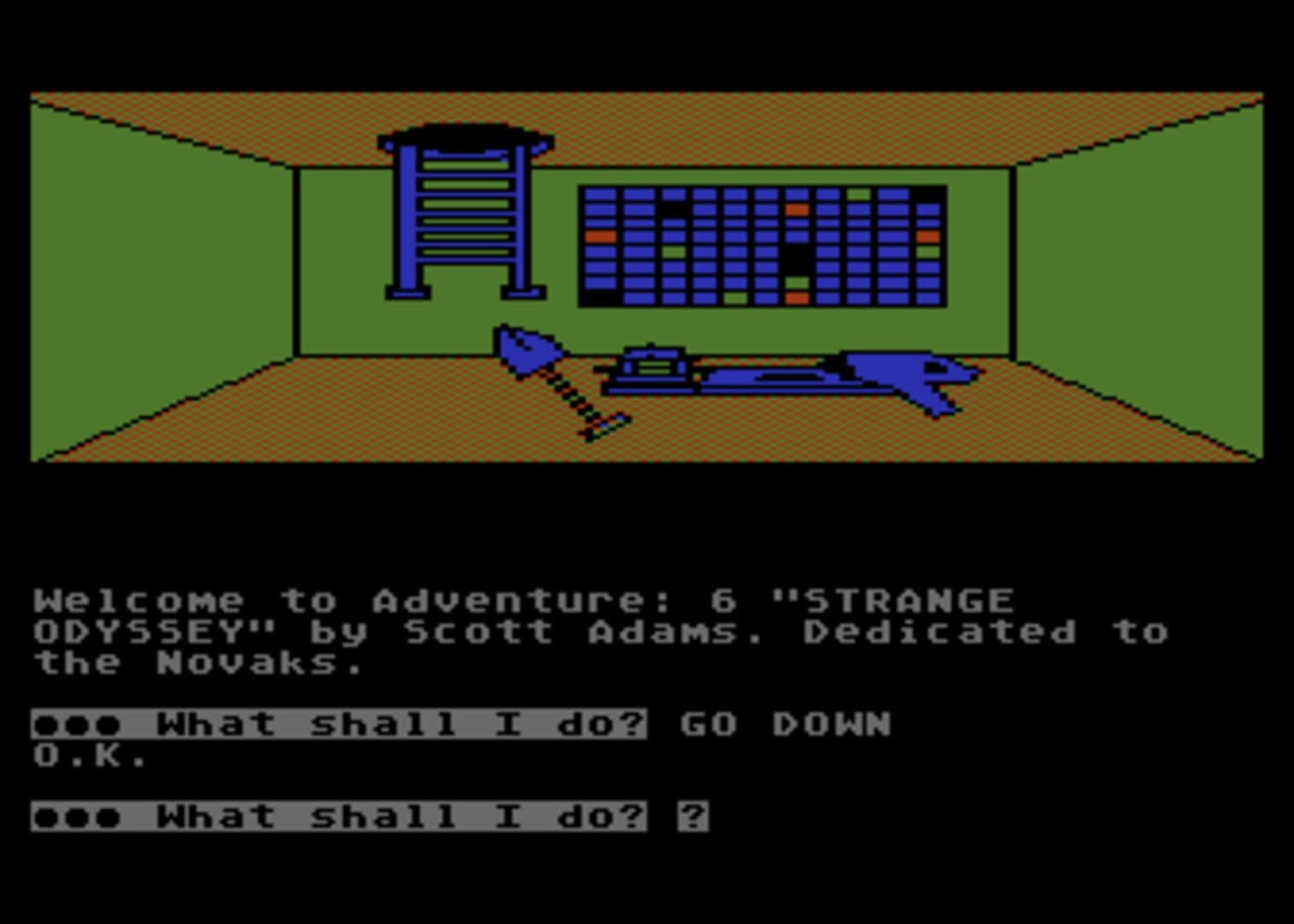 Scott Adams' Graphic Adventure #6: Strange Odyssey screenshot 1
