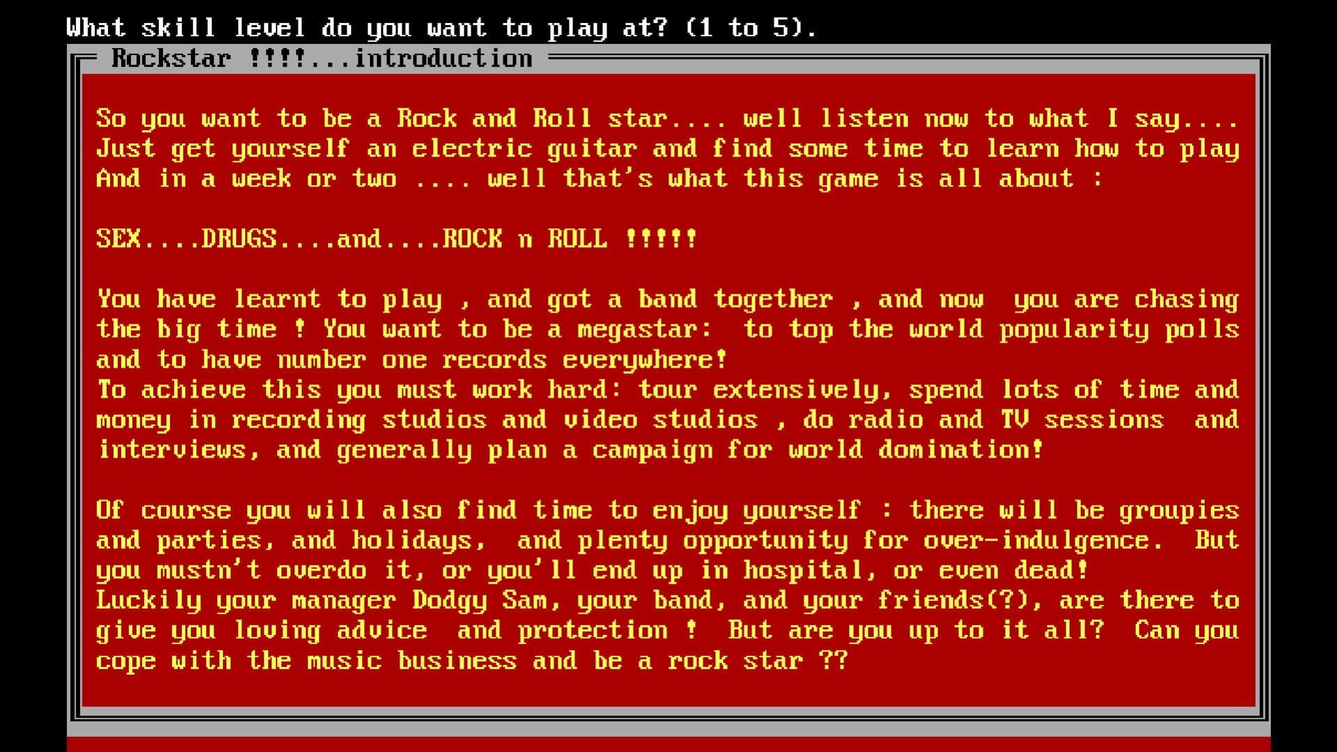 Rockstar! screenshot 1