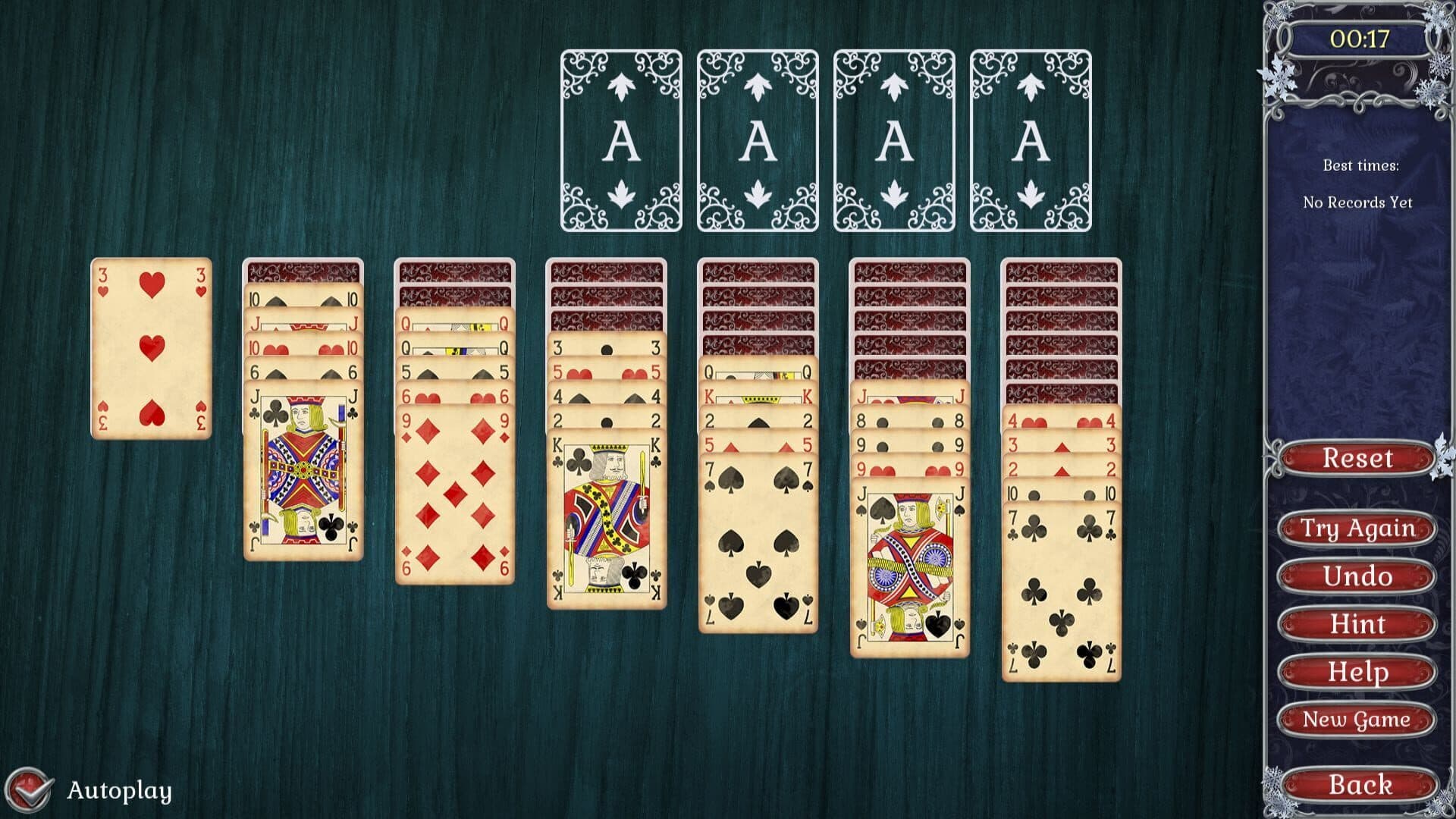 Jewel Match Solitaire Winterscapes screenshot 6