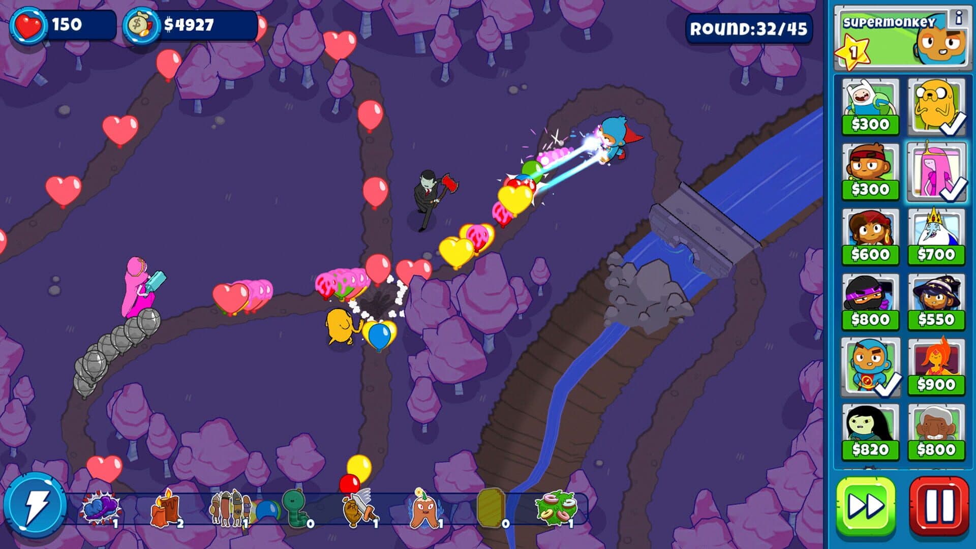 Bloons Adventure Time TD screenshot 1