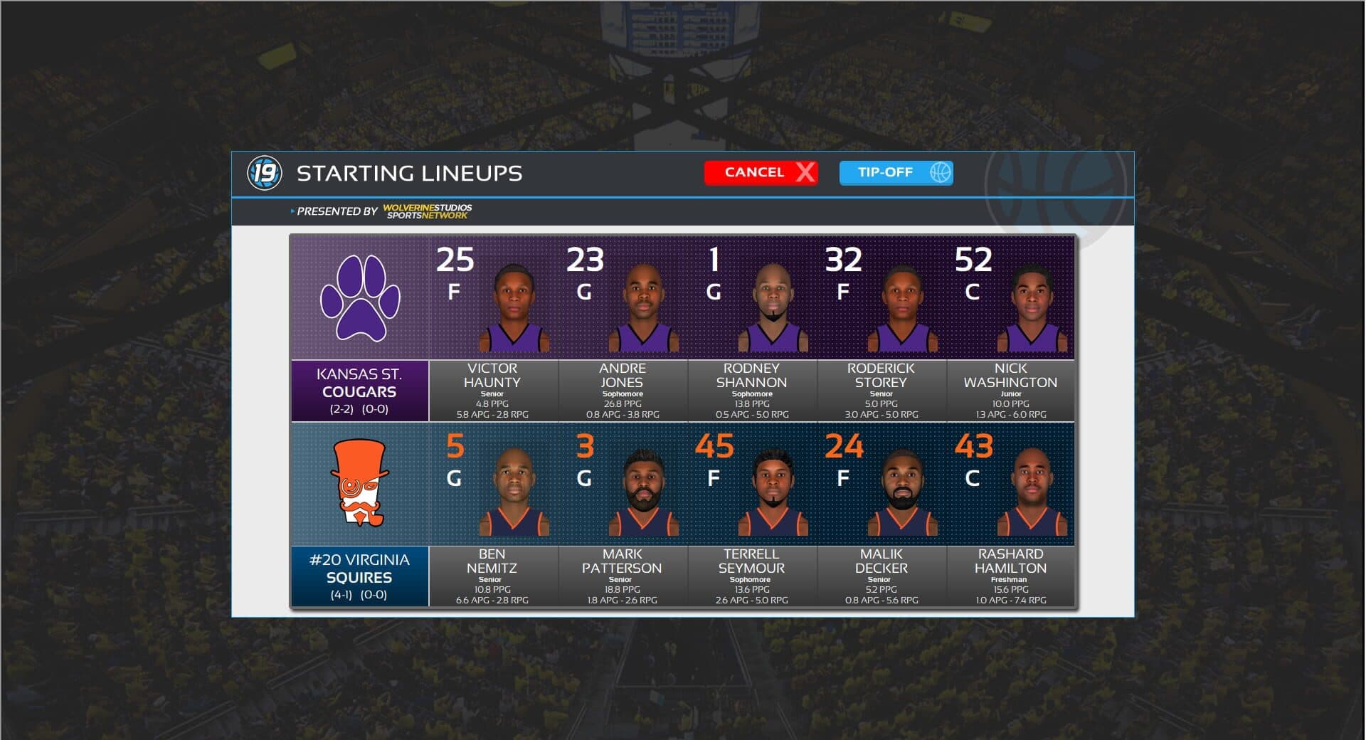 Draft Day Sports: College Basketball 2019 screenshot 5