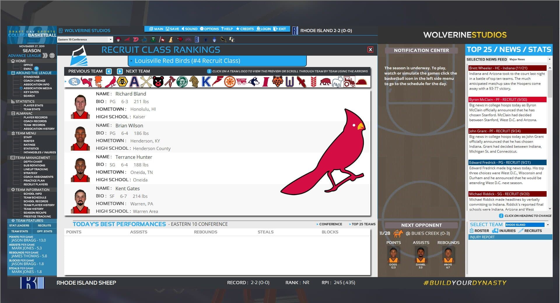 Draft Day Sports: College Basketball 2019 screenshot 7