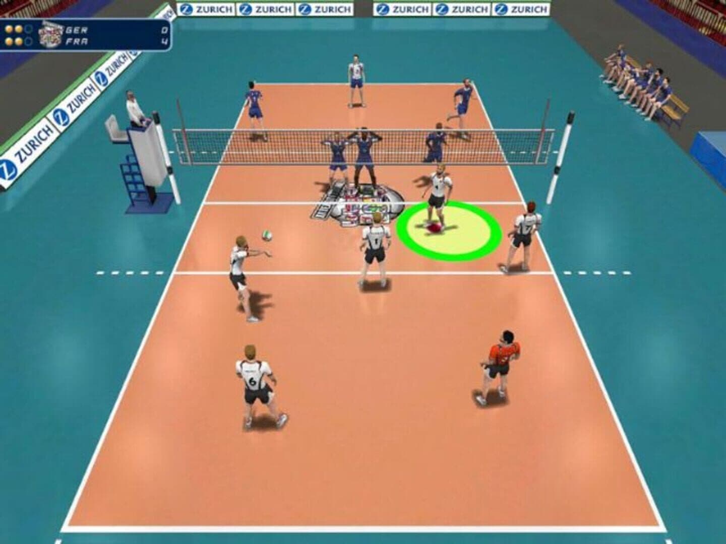 International Volleyball 2009 screenshot 3