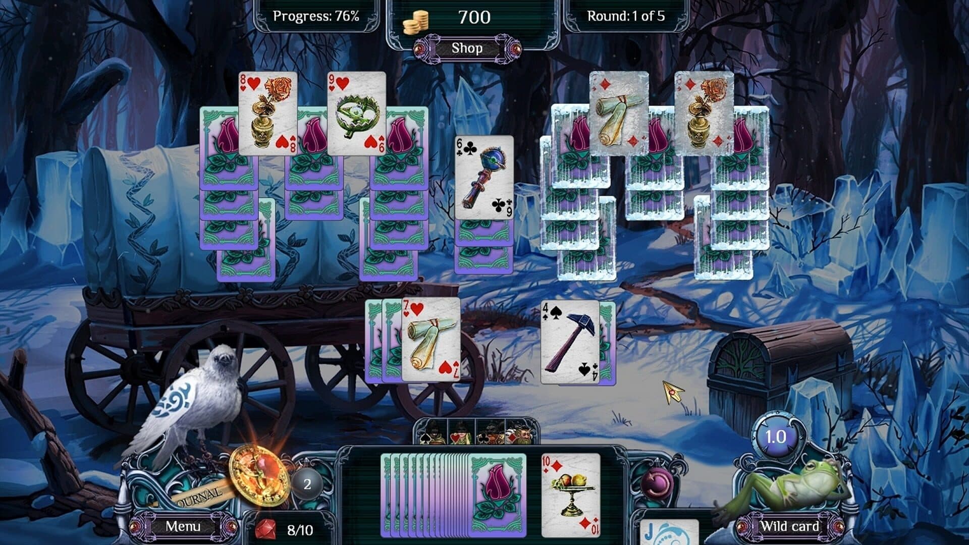 Winter Solitaire screenshot 2