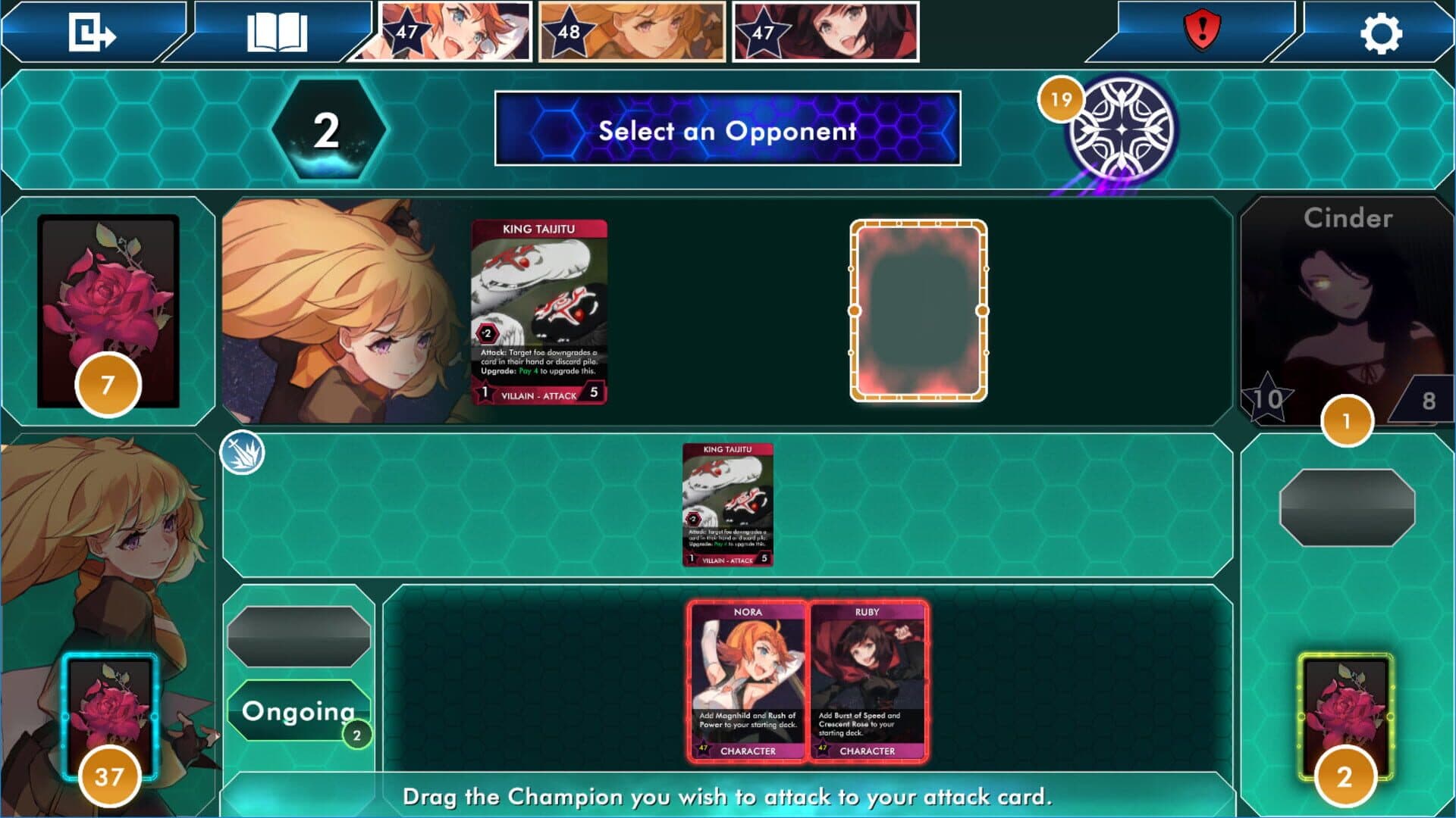 RWBY Deckbuilding Game screenshot 1