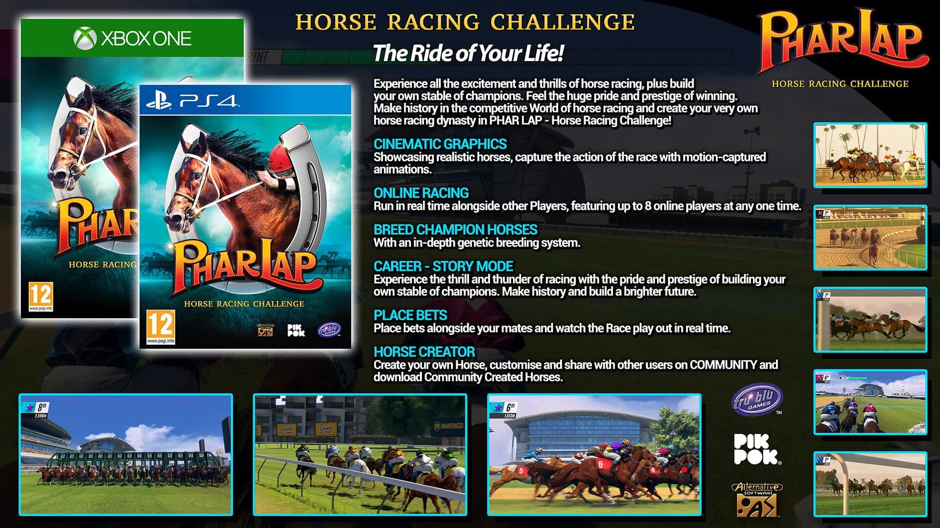 Phar Lap: Horse Racing Challenge screenshot 2