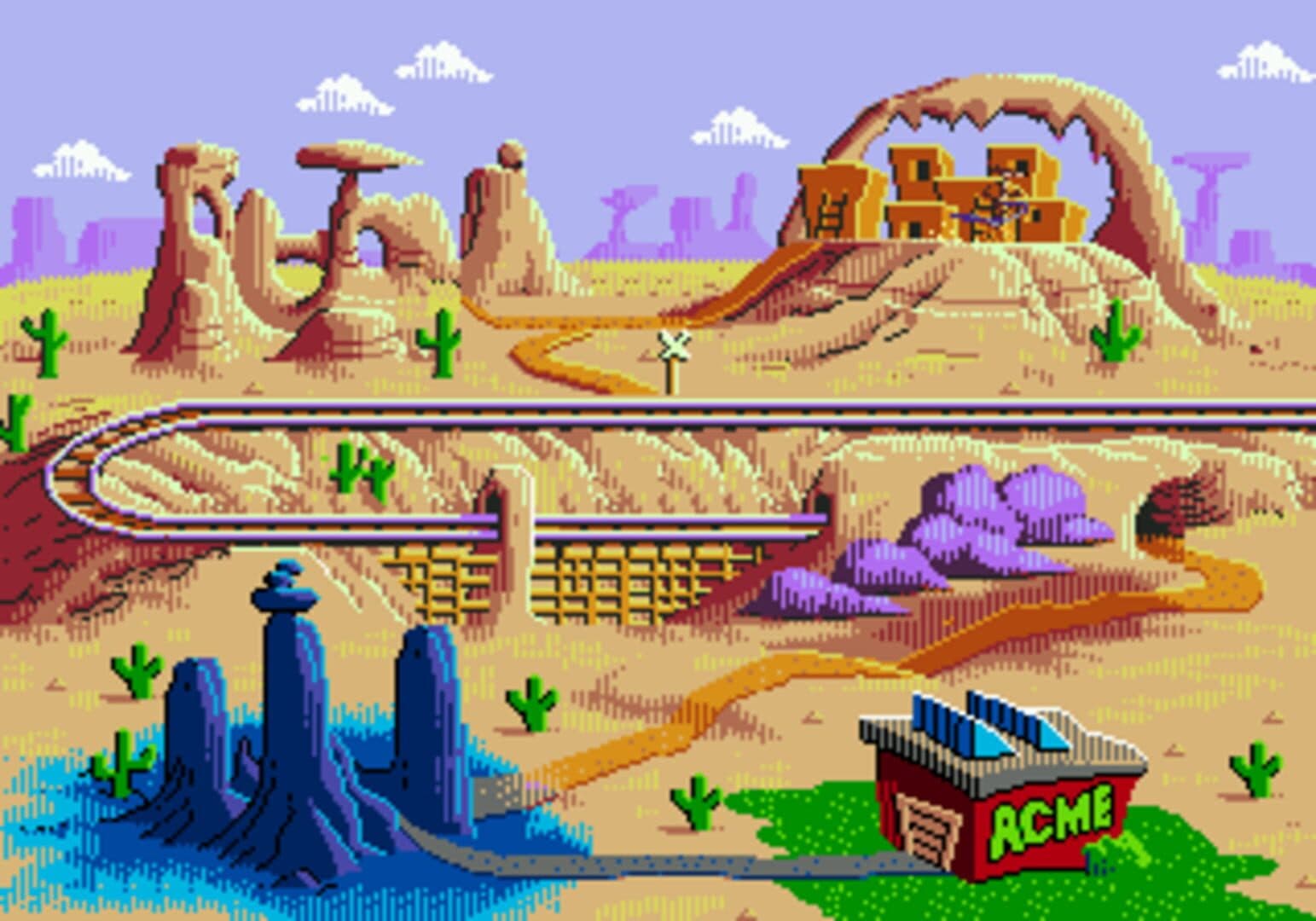 Desert Demolition Starring Road Runner and Wile E. Coyote screenshot 2