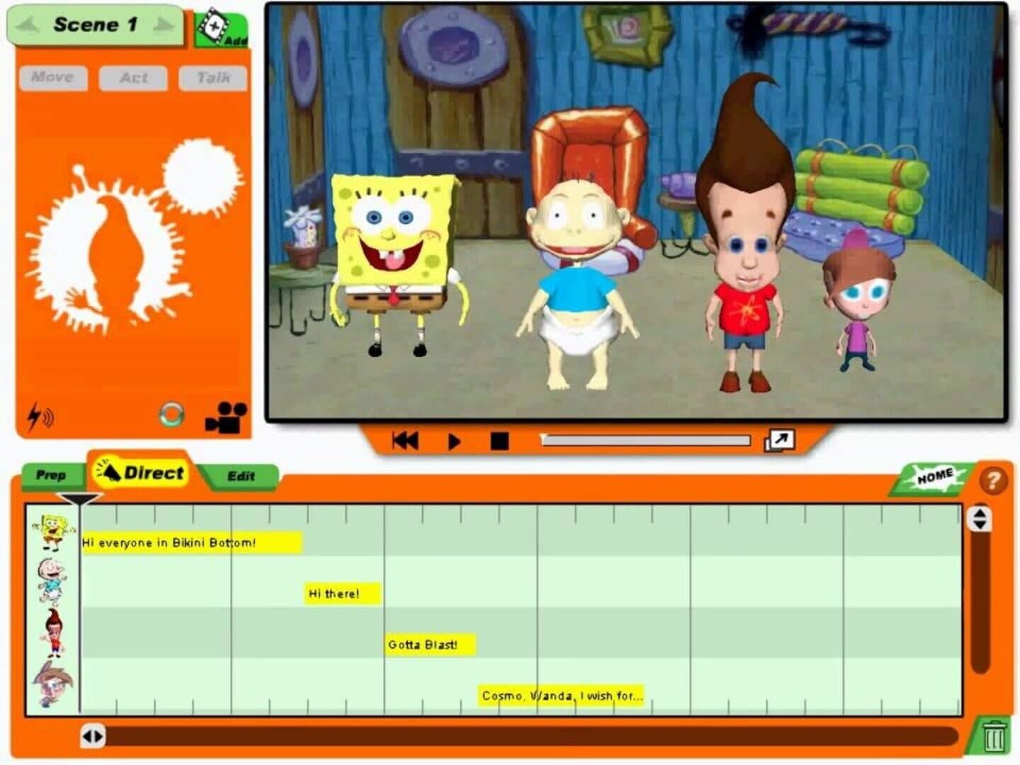 Nickelodeon Toon Twister 3D screenshot 1
