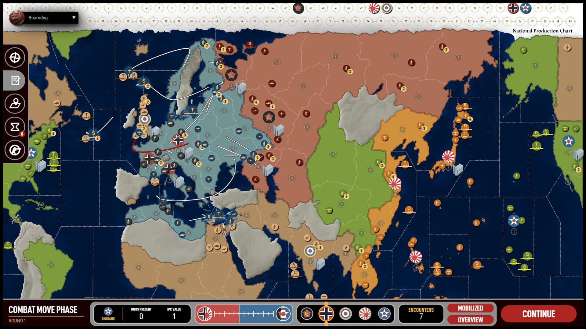 Axis & Allies 1942 Online screenshot 7