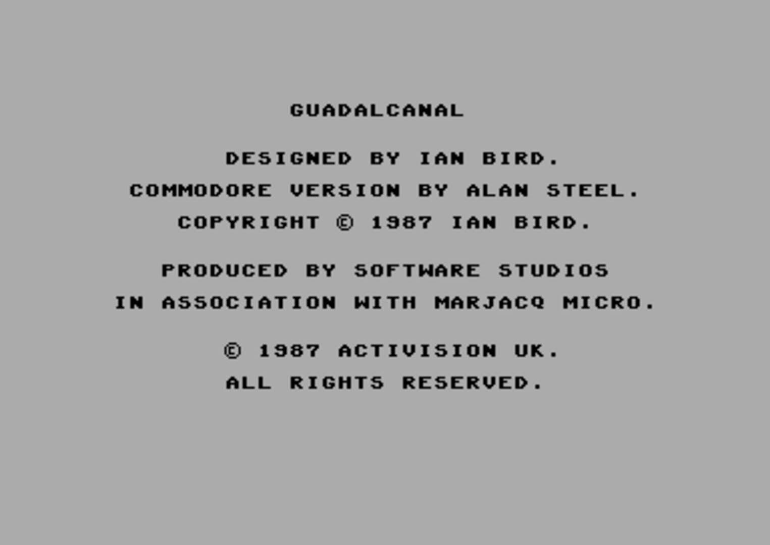 Guadalcanal screenshot 1