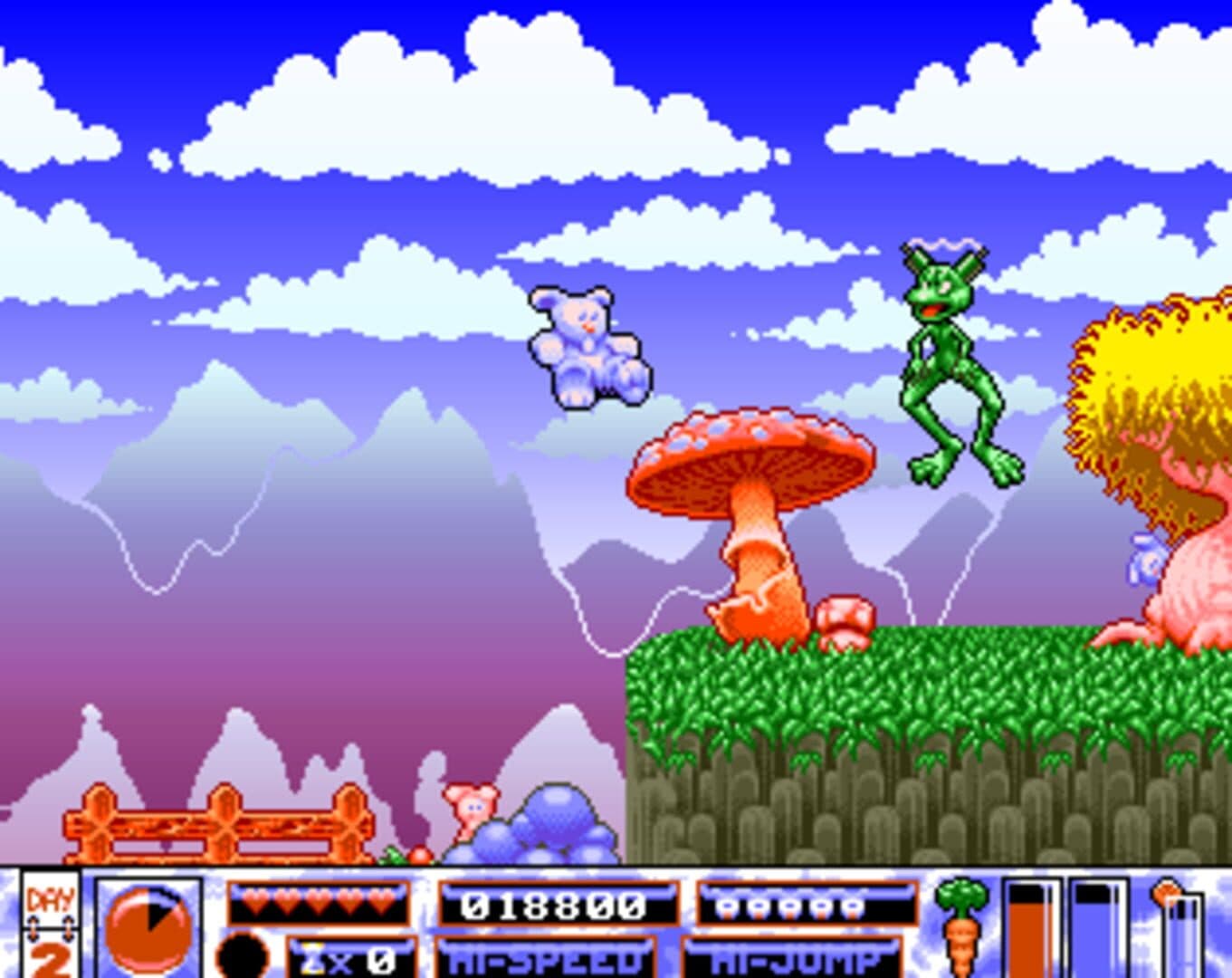 Quik: The Thunder Rabbit screenshot 1