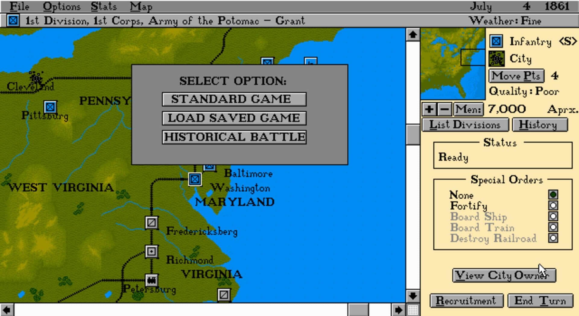 Edward Grabowski's: The Blue & The Gray screenshot 10