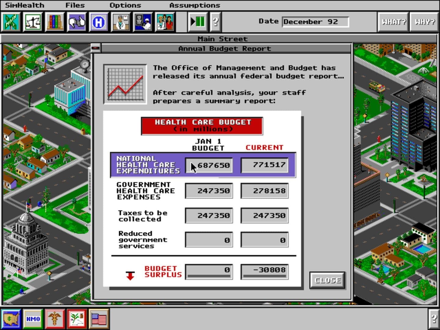 SimHealth screenshot 2