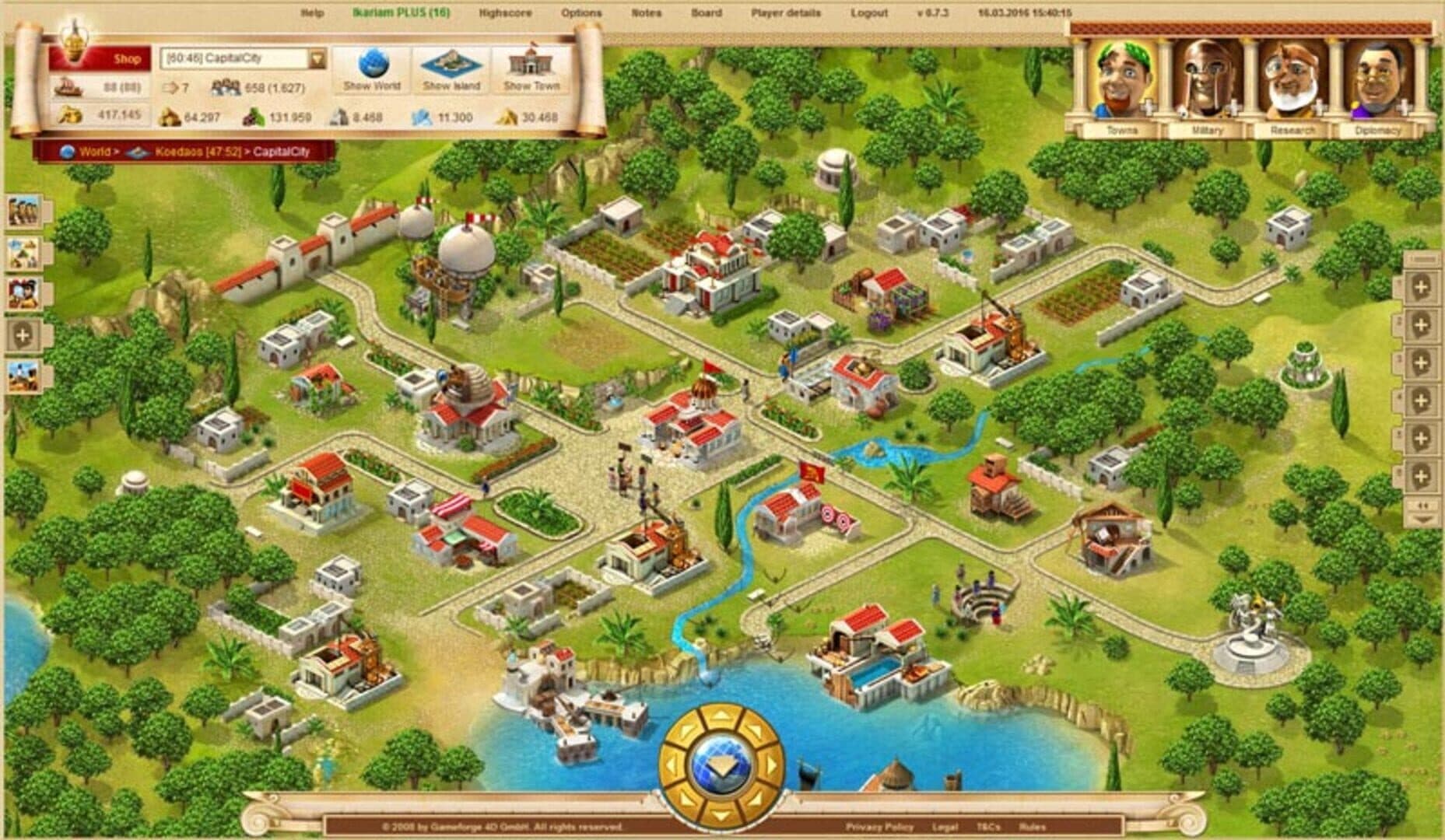 Ikariam screenshot 1