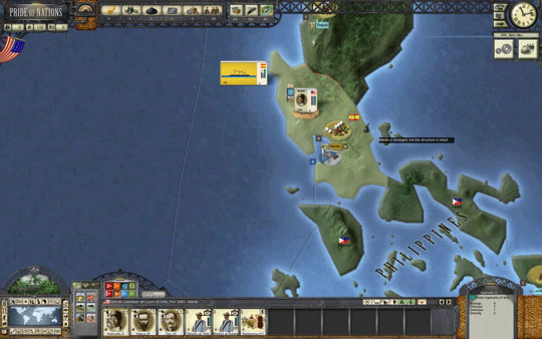 Pride of Nations: Spanish-American War 1898 screenshot 1