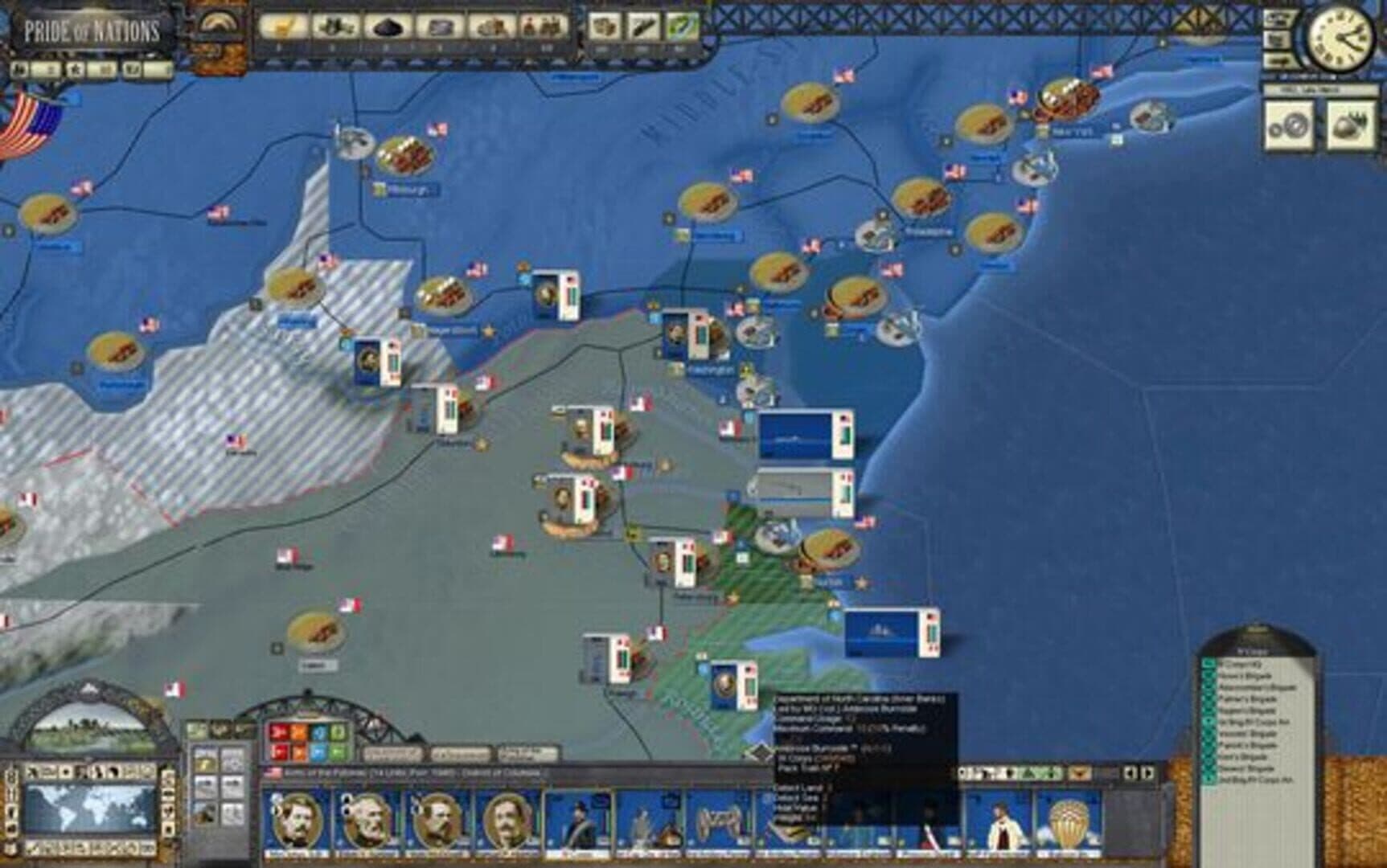 Pride of Nations: American Civil War 1862 screenshot 2