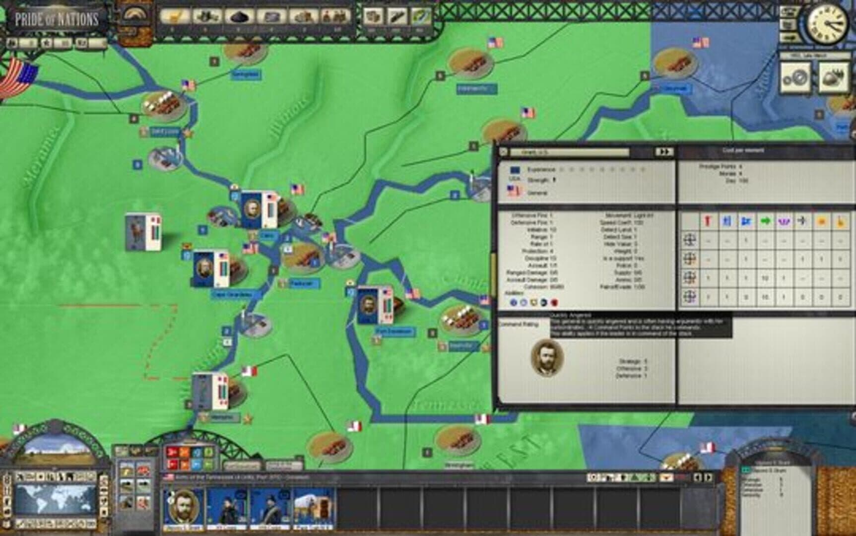 Pride of Nations: American Civil War 1862 screenshot 3