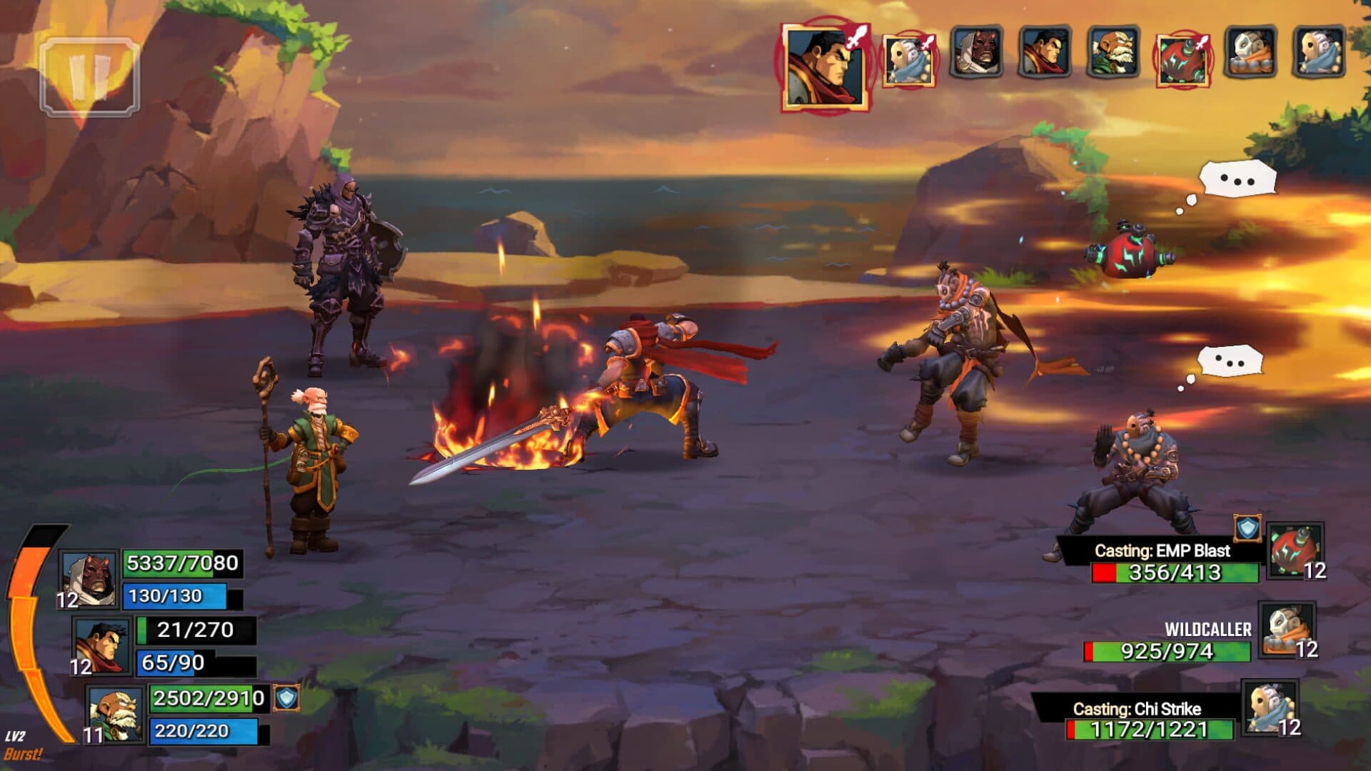 Battle Chasers: Nightwar - Mobile Edition screenshot 2