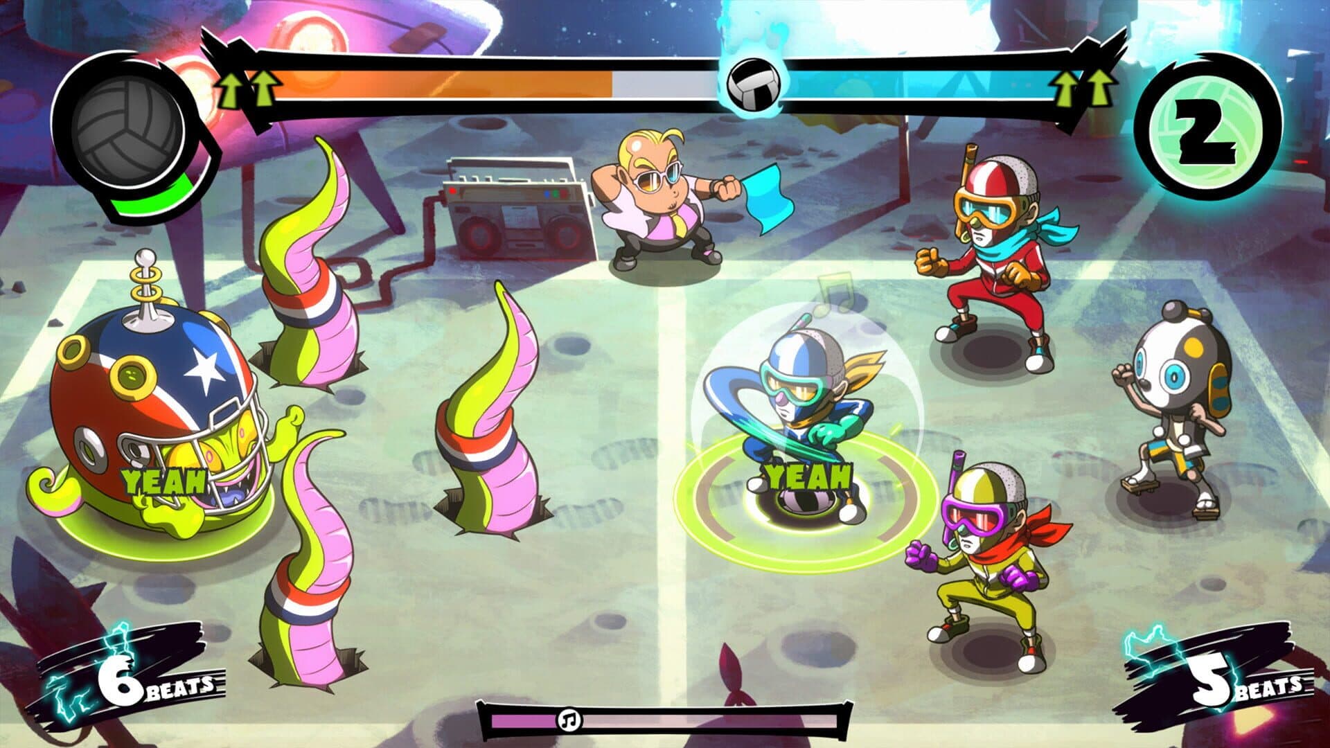 Super Dodgeball Beats screenshot 2