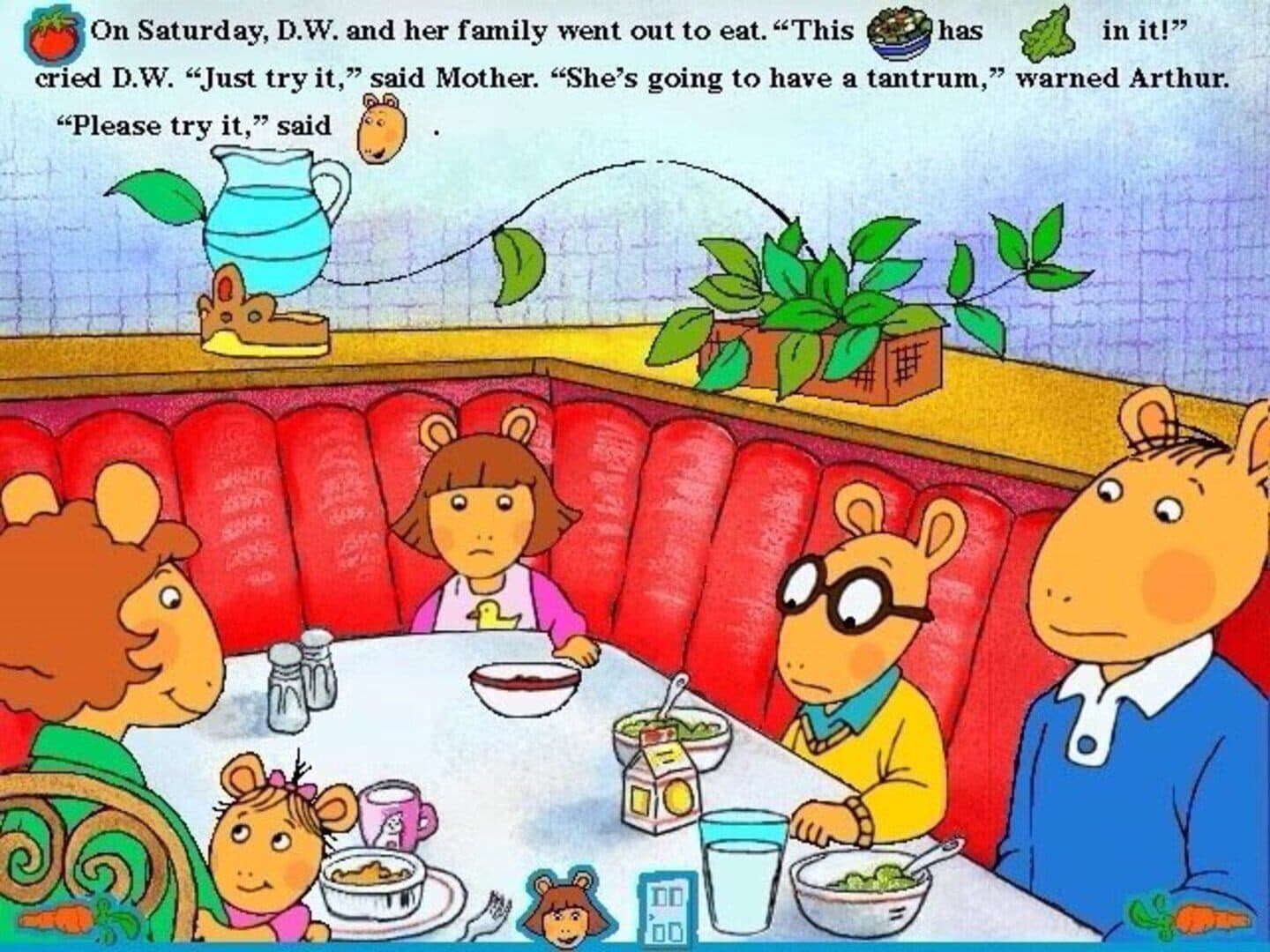 Living Books: D.W. the Picky Eater screenshot 3