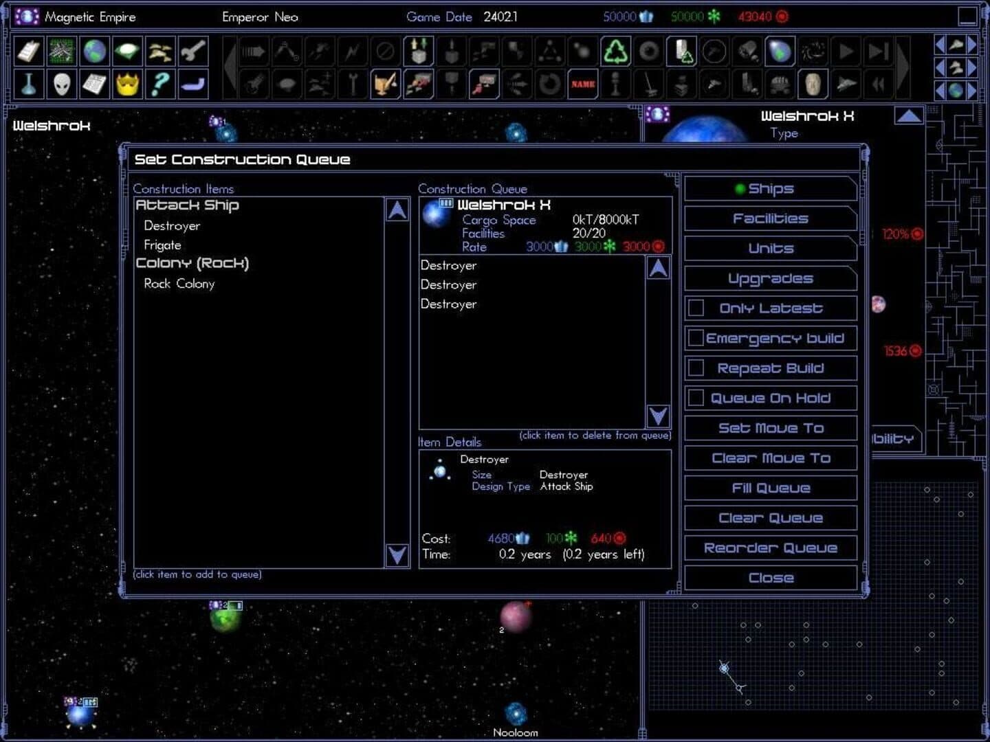 Space Empires IV screenshot 2
