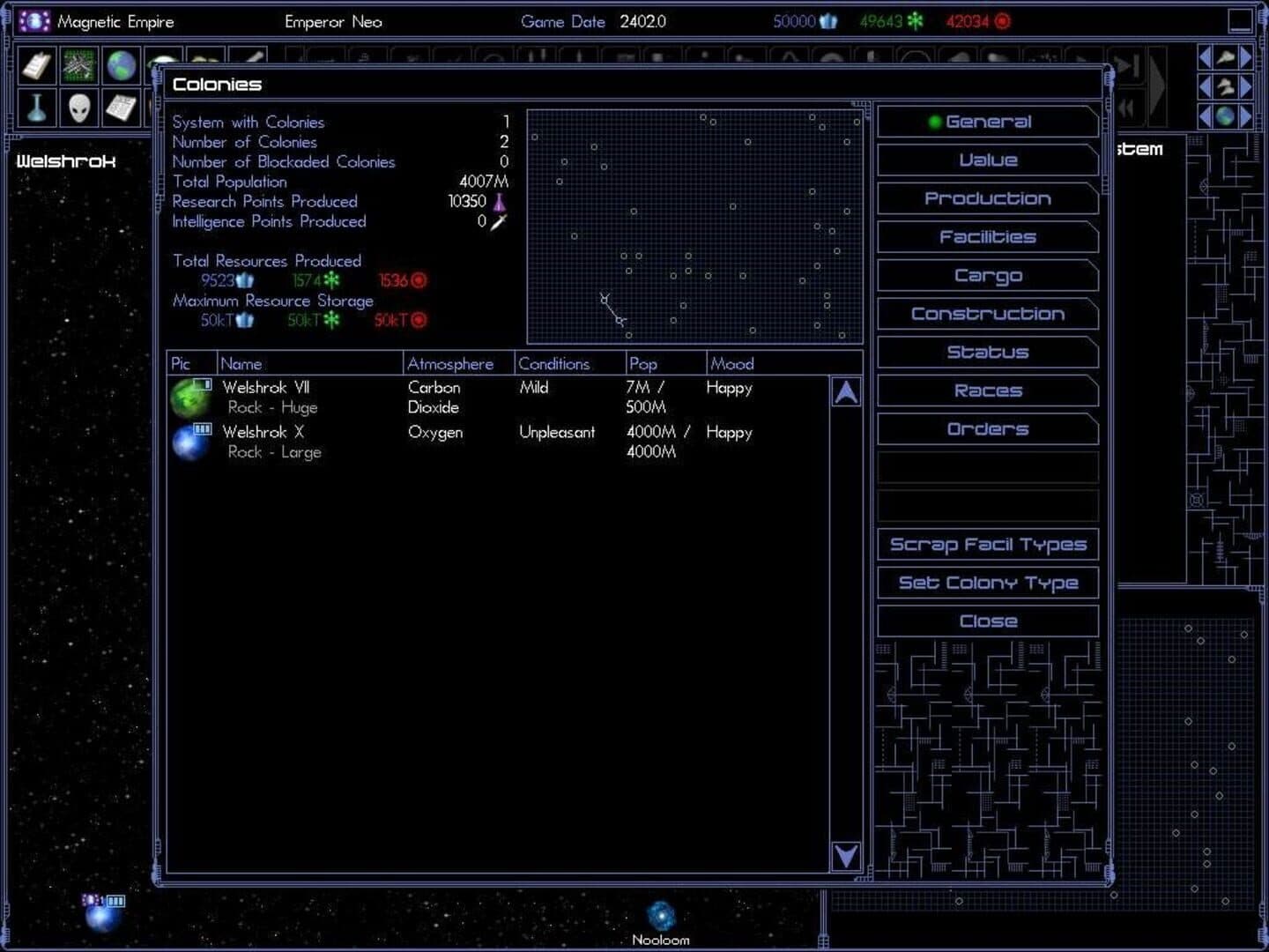 Space Empires IV screenshot 1