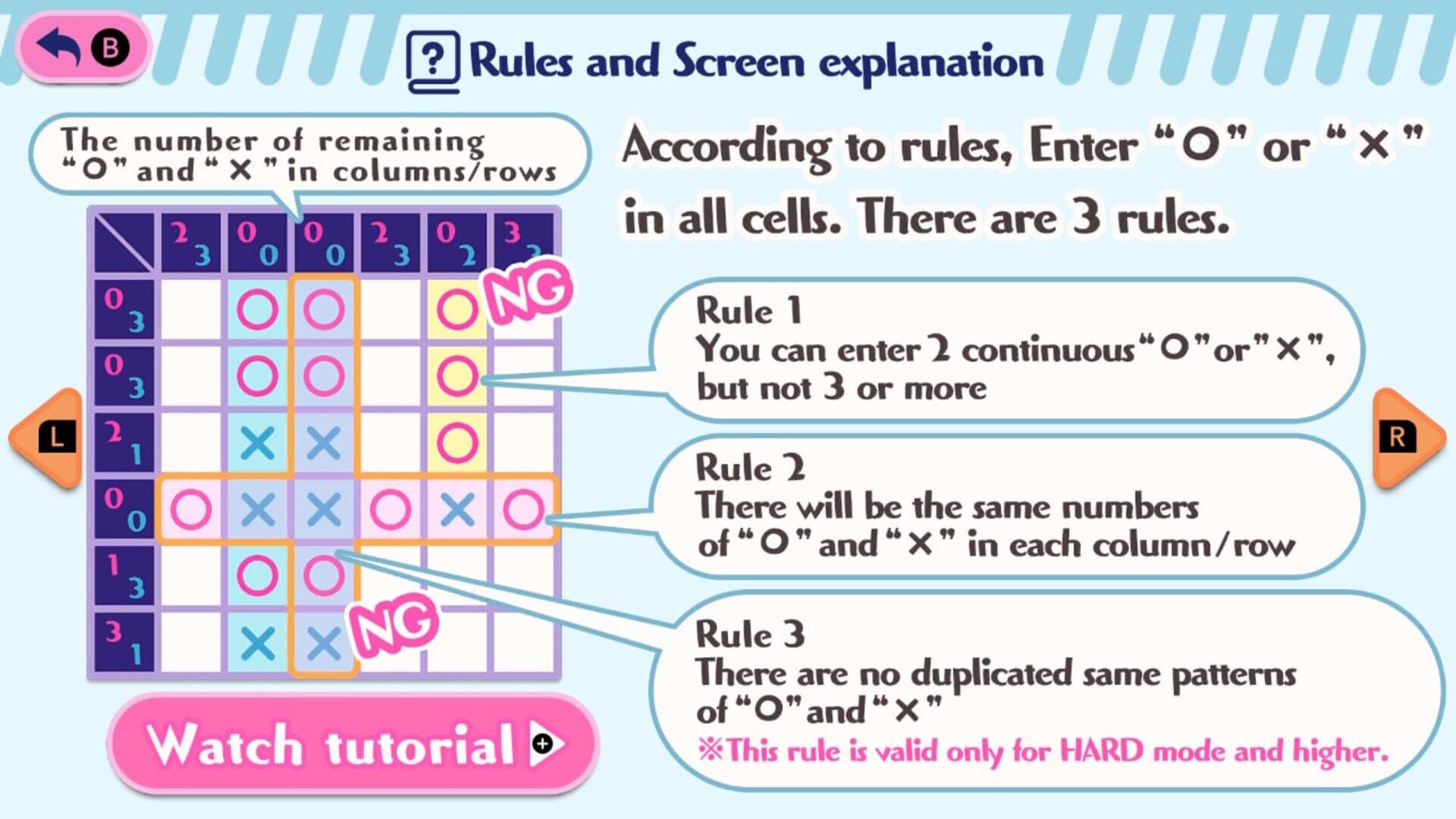 OX Logic Puzzle 1000! screenshot 3