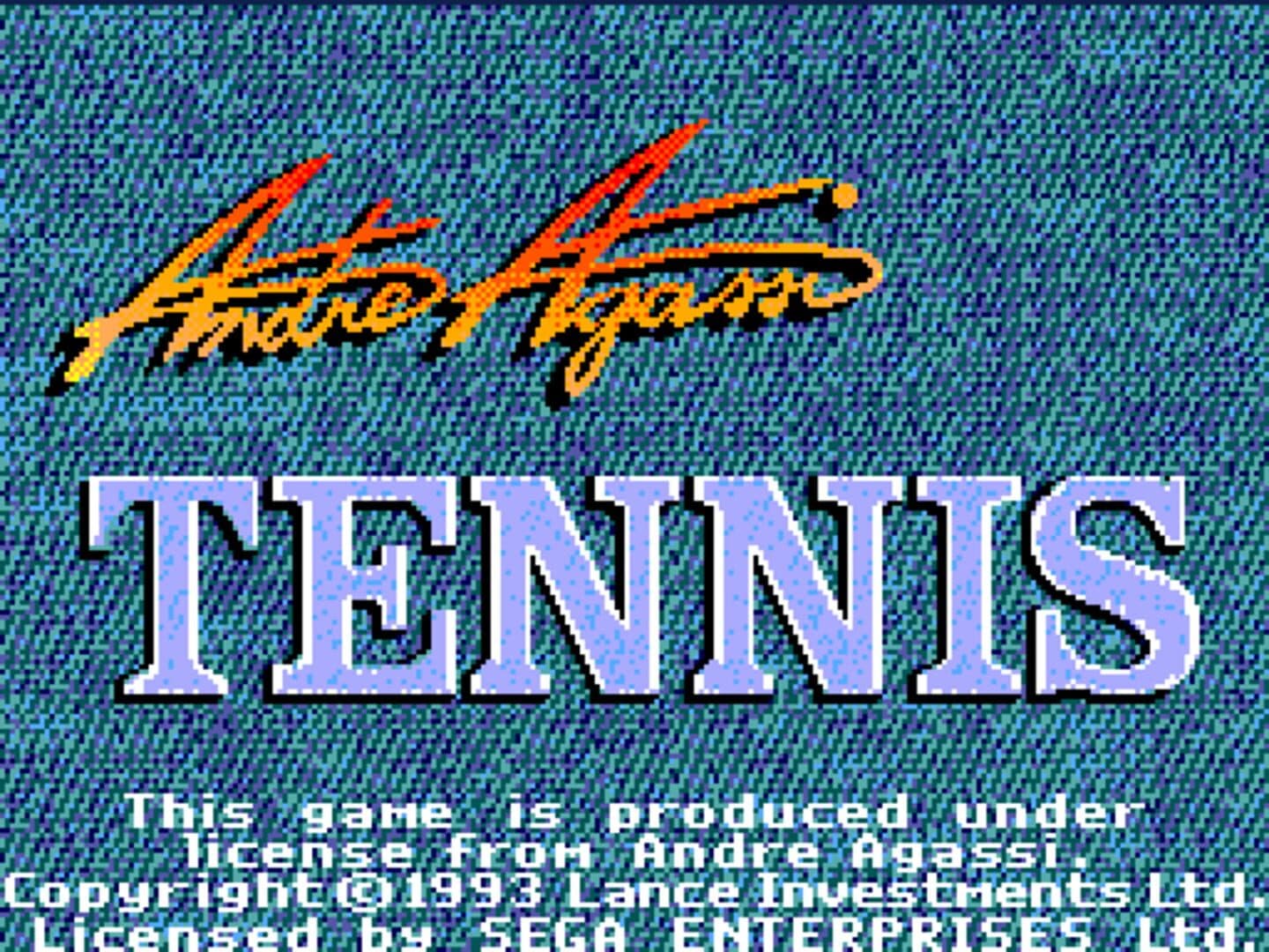 Andre Agassi Tennis screenshot 1