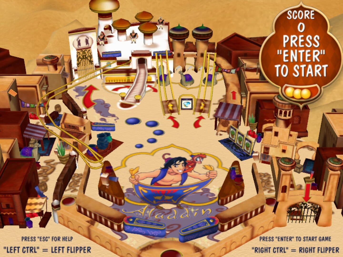 Aladdin Pinball screenshot 1