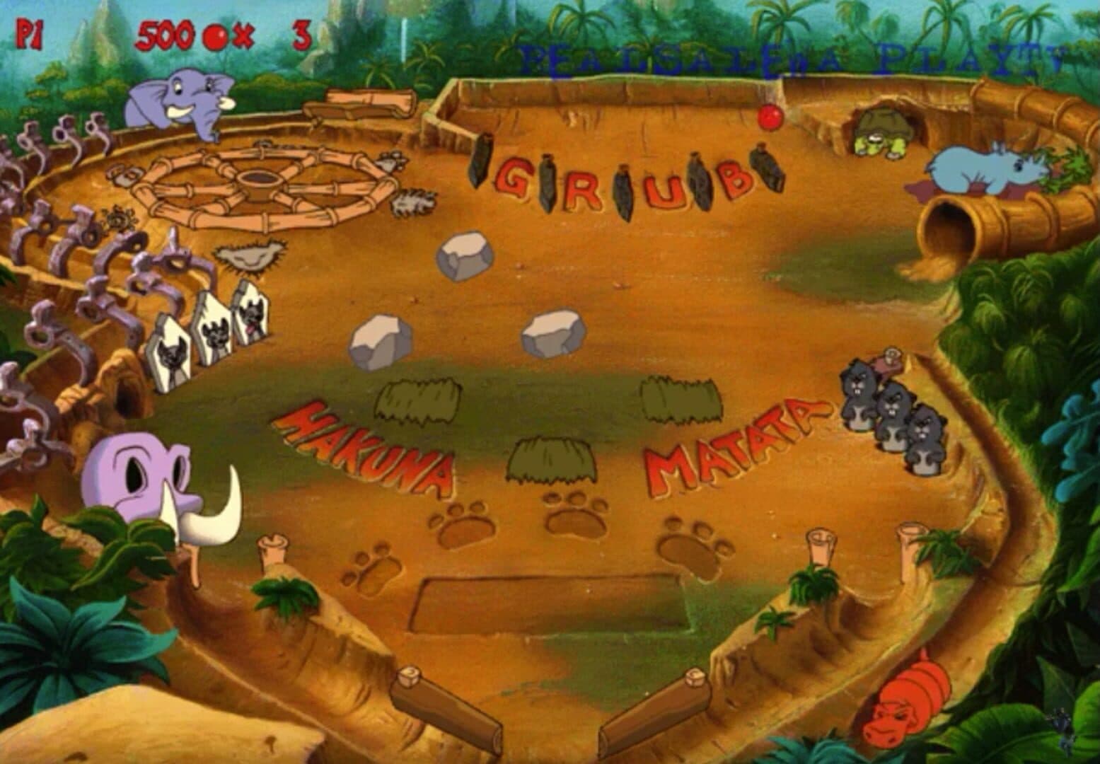 Disney's Hot Shots: Timon and Pumbaa's Jungle Pinball screenshot 5
