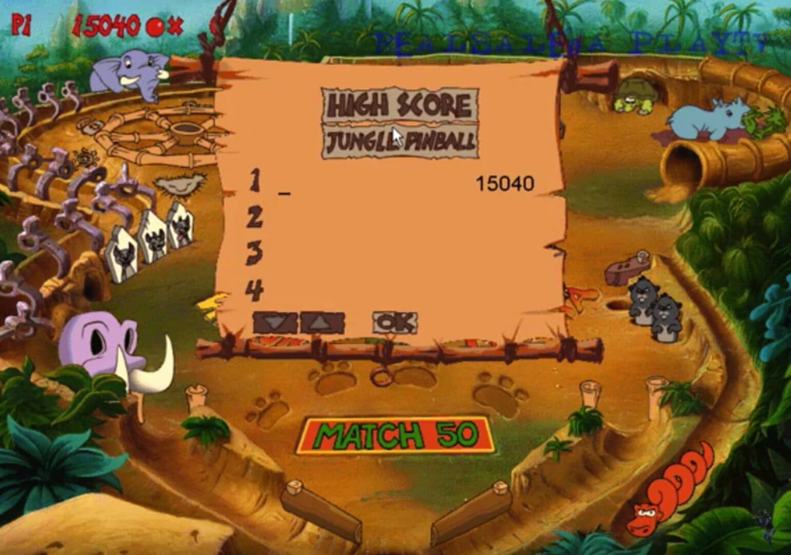 Disney's Hot Shots: Timon and Pumbaa's Jungle Pinball screenshot 2