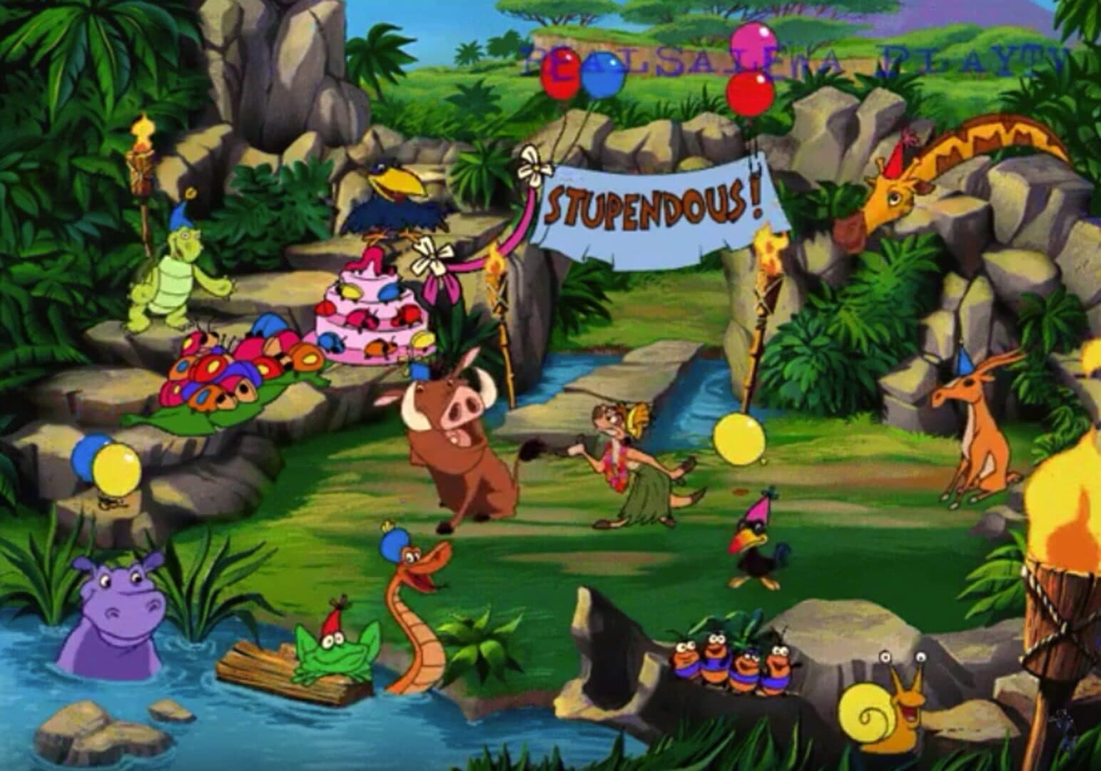 Disney's Hot Shots: Timon and Pumbaa's Jungle Pinball screenshot 3