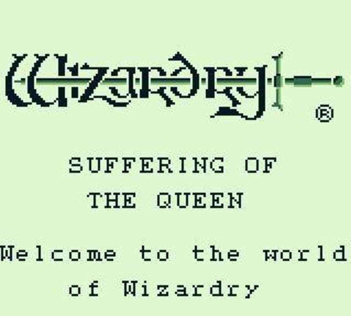 Wizardry Gaiden I: Suffering of the Queen screenshot 1