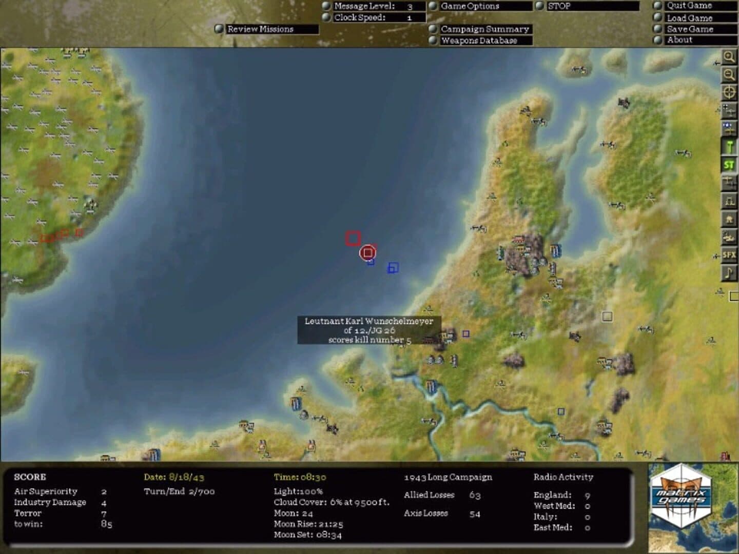 Gary Grigsby's Eagle Day to Bombing the Reich screenshot 2