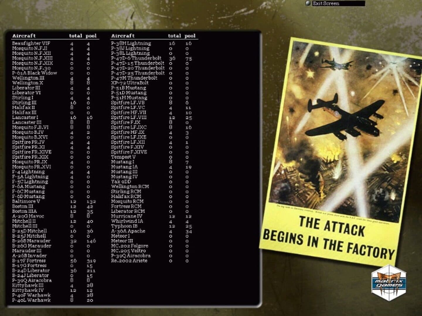 Gary Grigsby's Eagle Day to Bombing the Reich screenshot 1