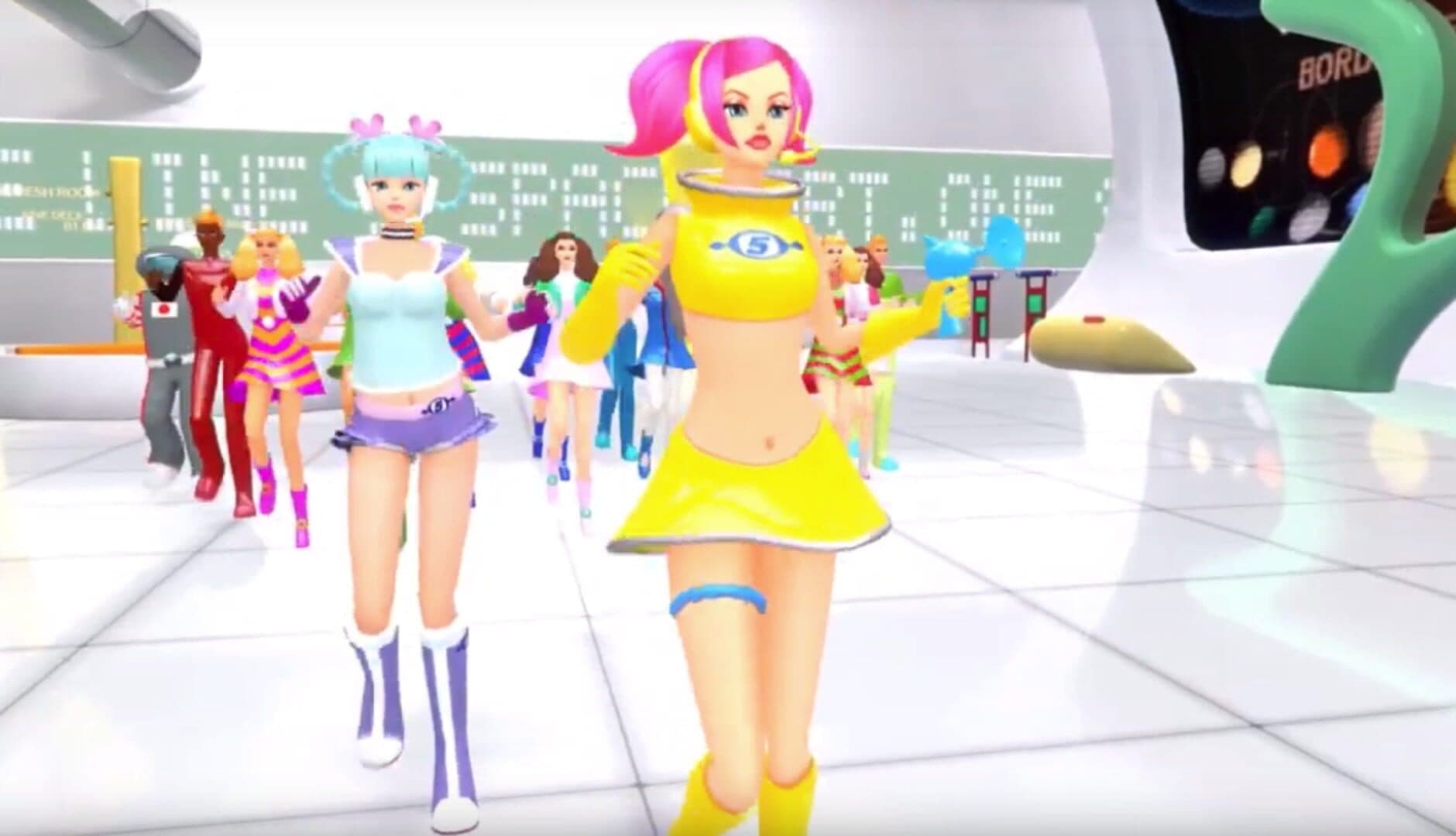 Space Channel 5 VR: Kinda Funky News Flash screenshot 2