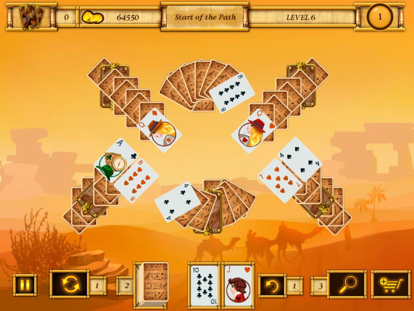 Egypt Solitaire: Match 2 Cards screenshot 1