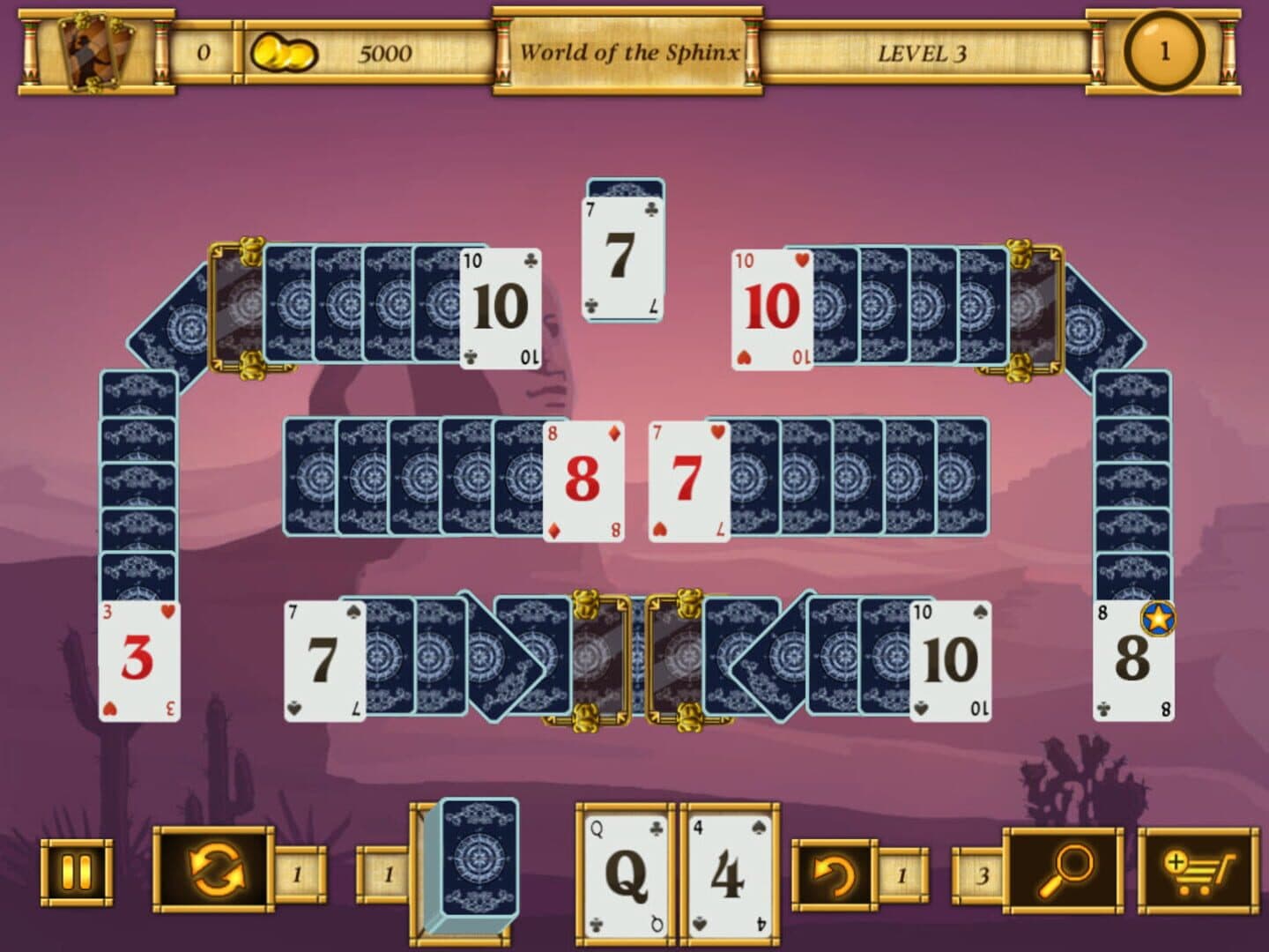 Egypt Solitaire: Match 2 Cards screenshot 6