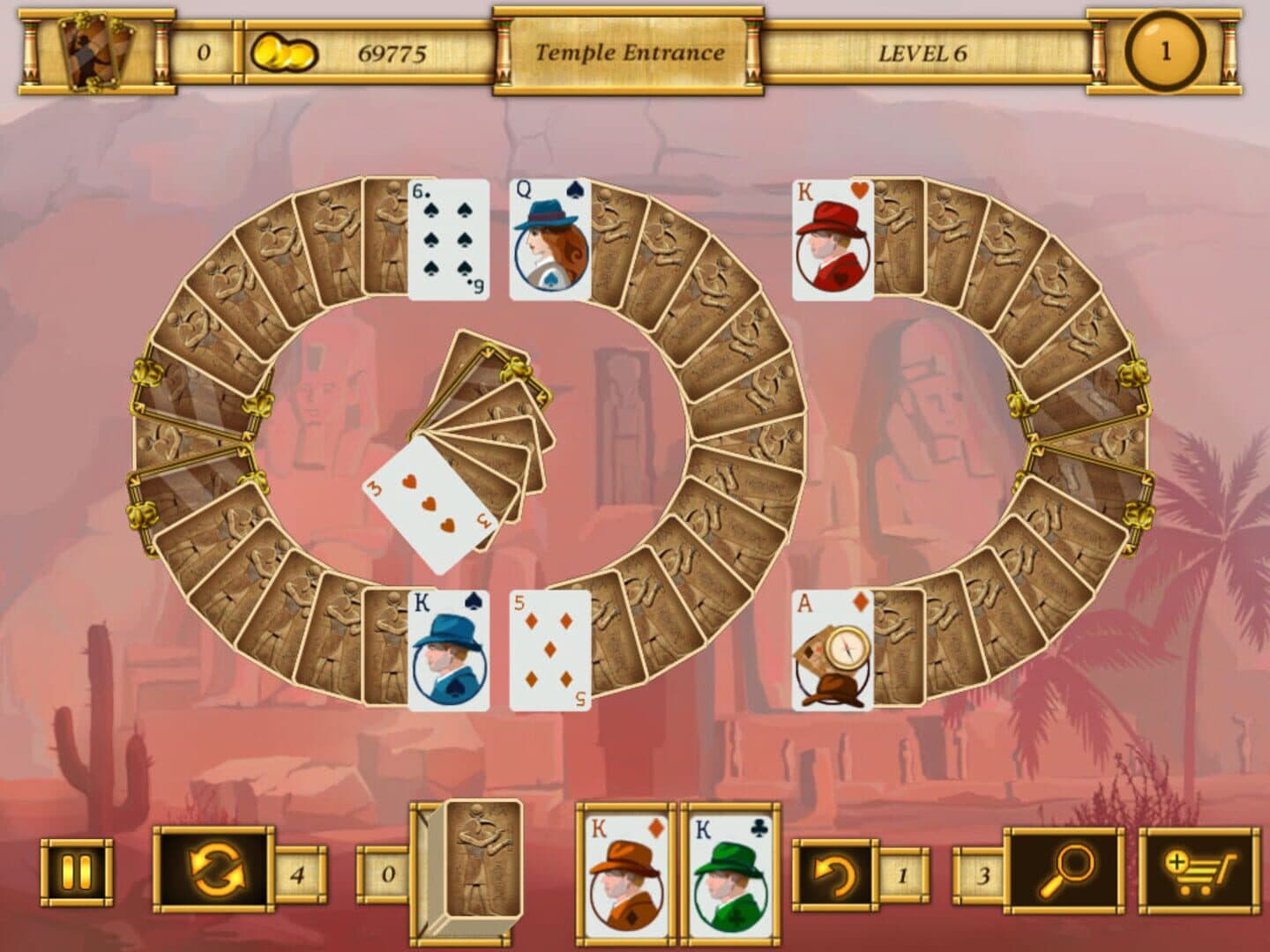 Egypt Solitaire: Match 2 Cards screenshot 3