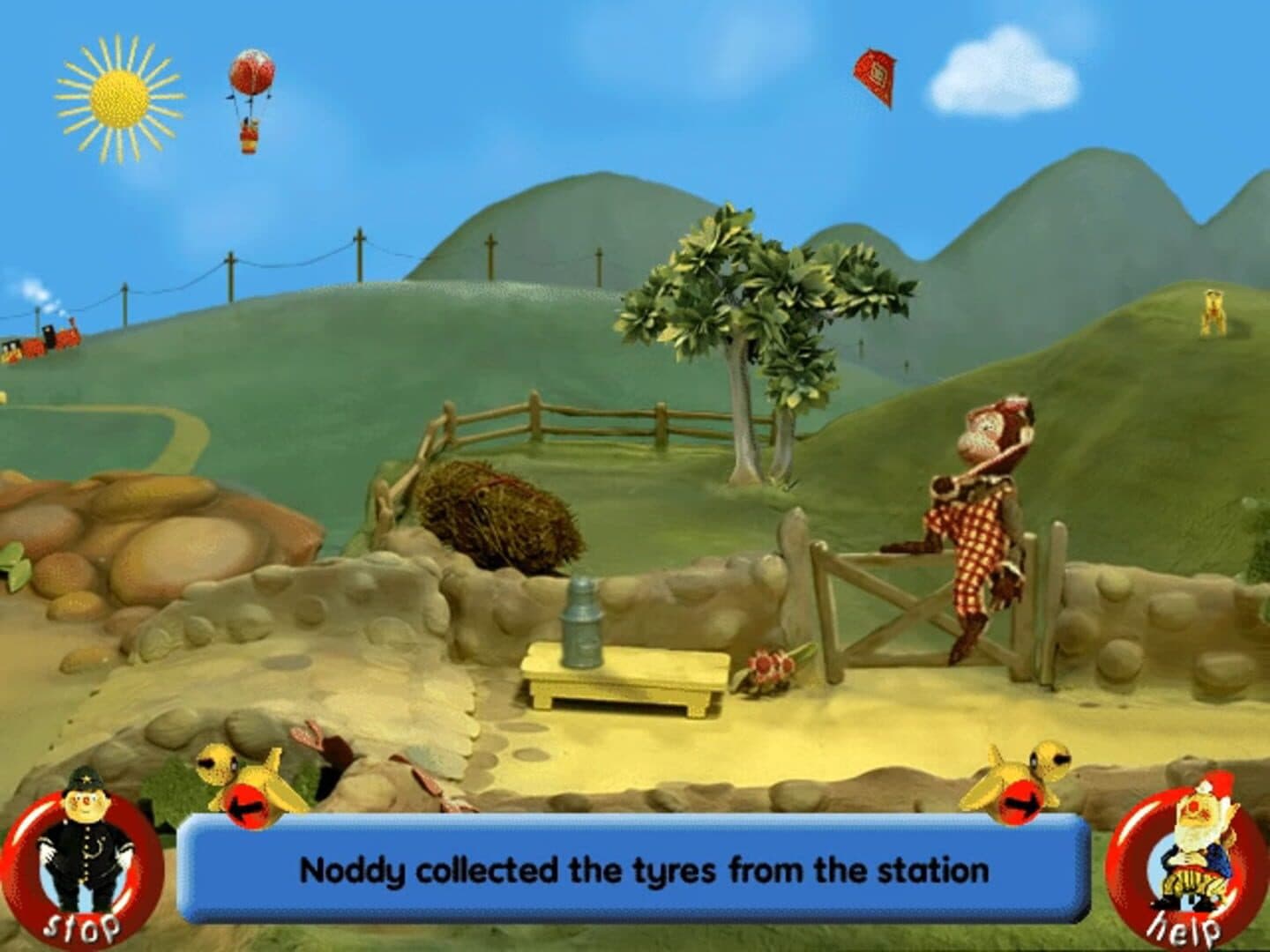 Noddy: The Magic of Toytown on a CD-ROM screenshot 1