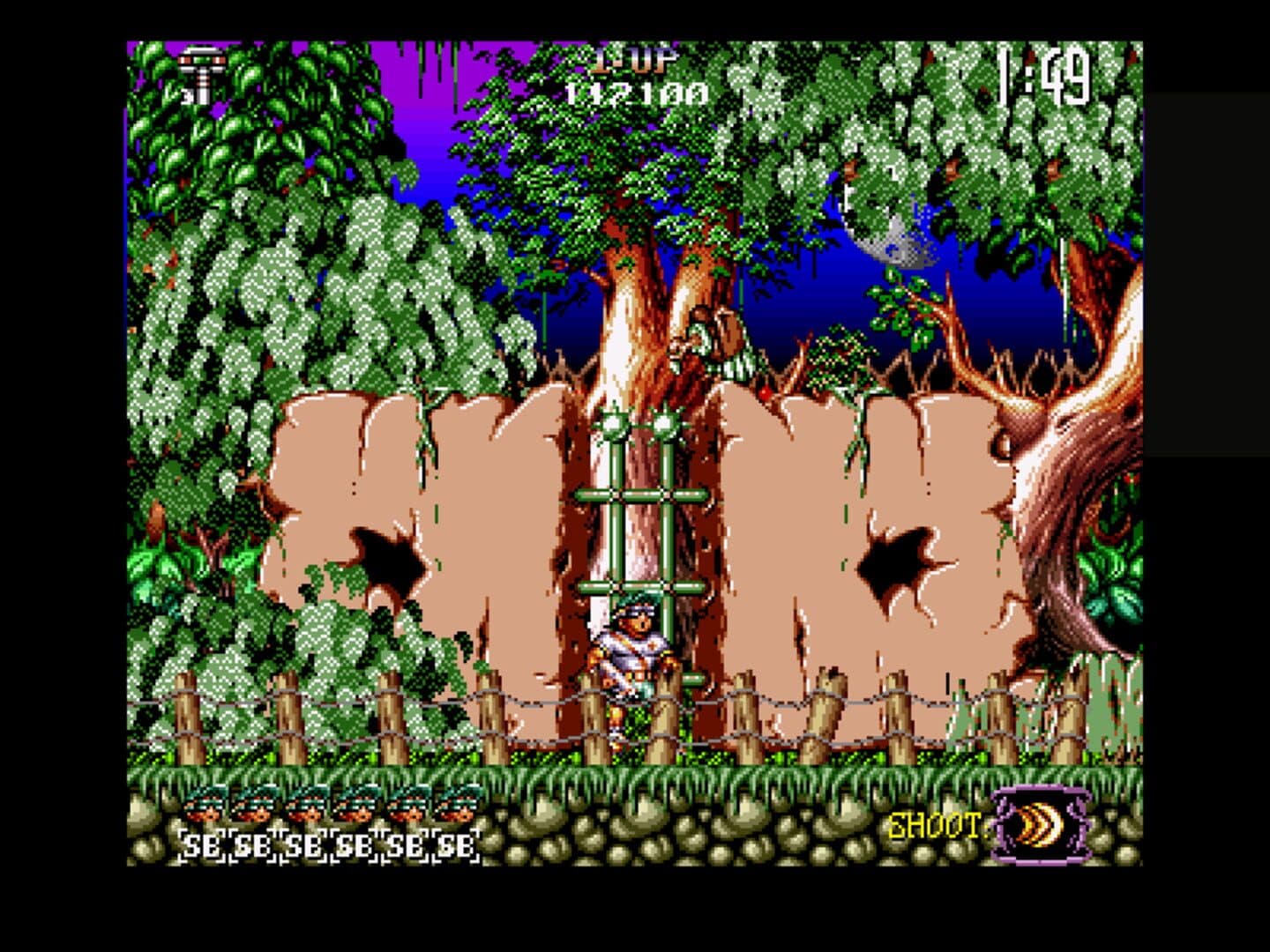Jim Power in Mutant Planet screenshot 1